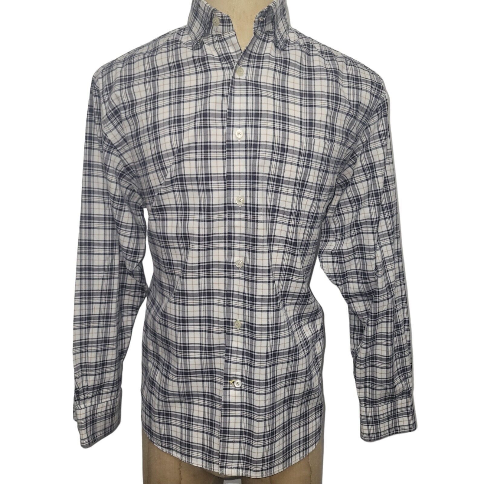 Robert Talbott Robert Talbott Long Sleeve Plaid Shirt Men's. Excellent Cond Size US L / EU 52-54 / 3 - 2 Thumbnail