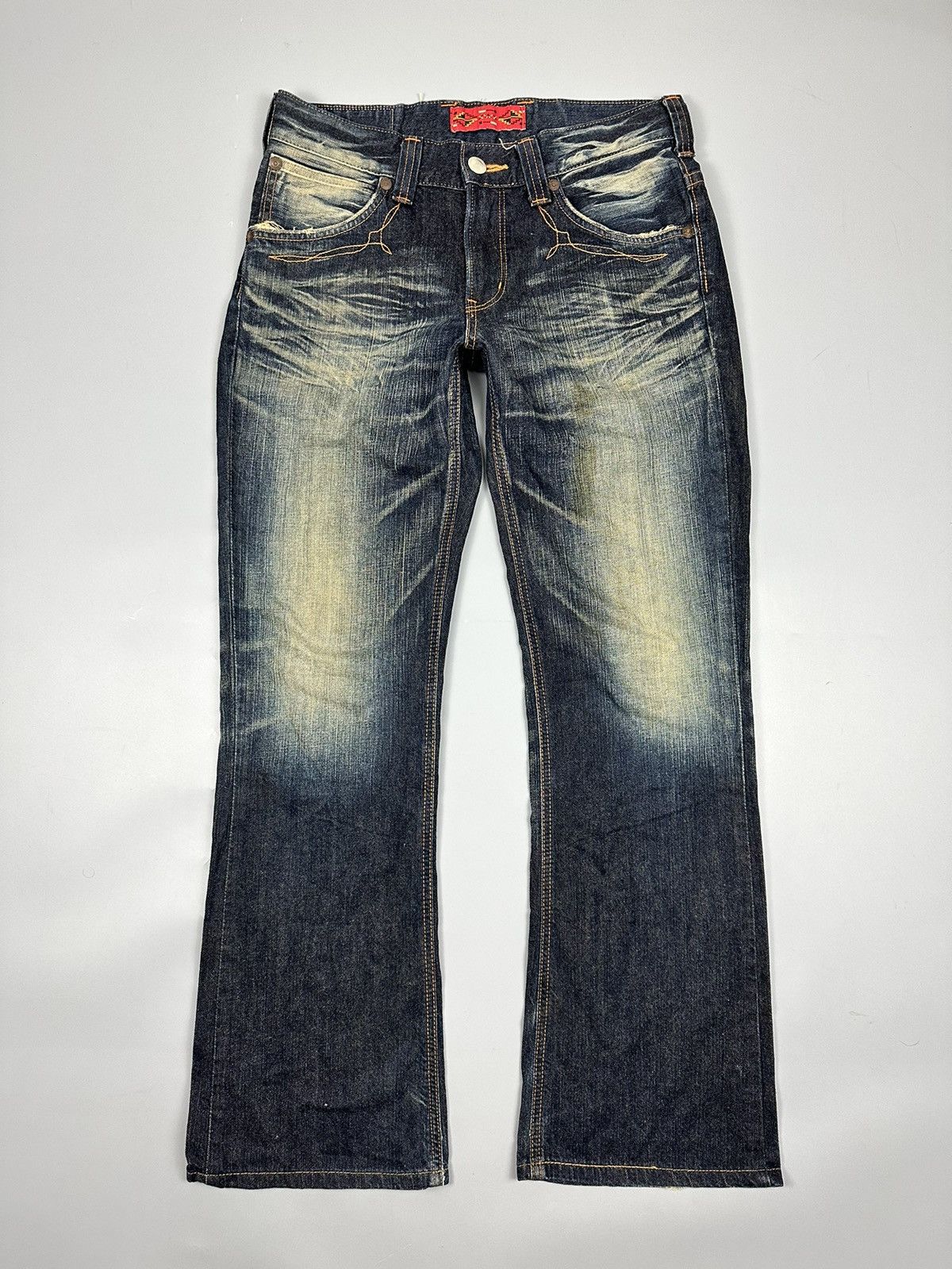 If Six Was Nine Vintage Edwin Flared Denim Size US 33 - 1 Thumbnail