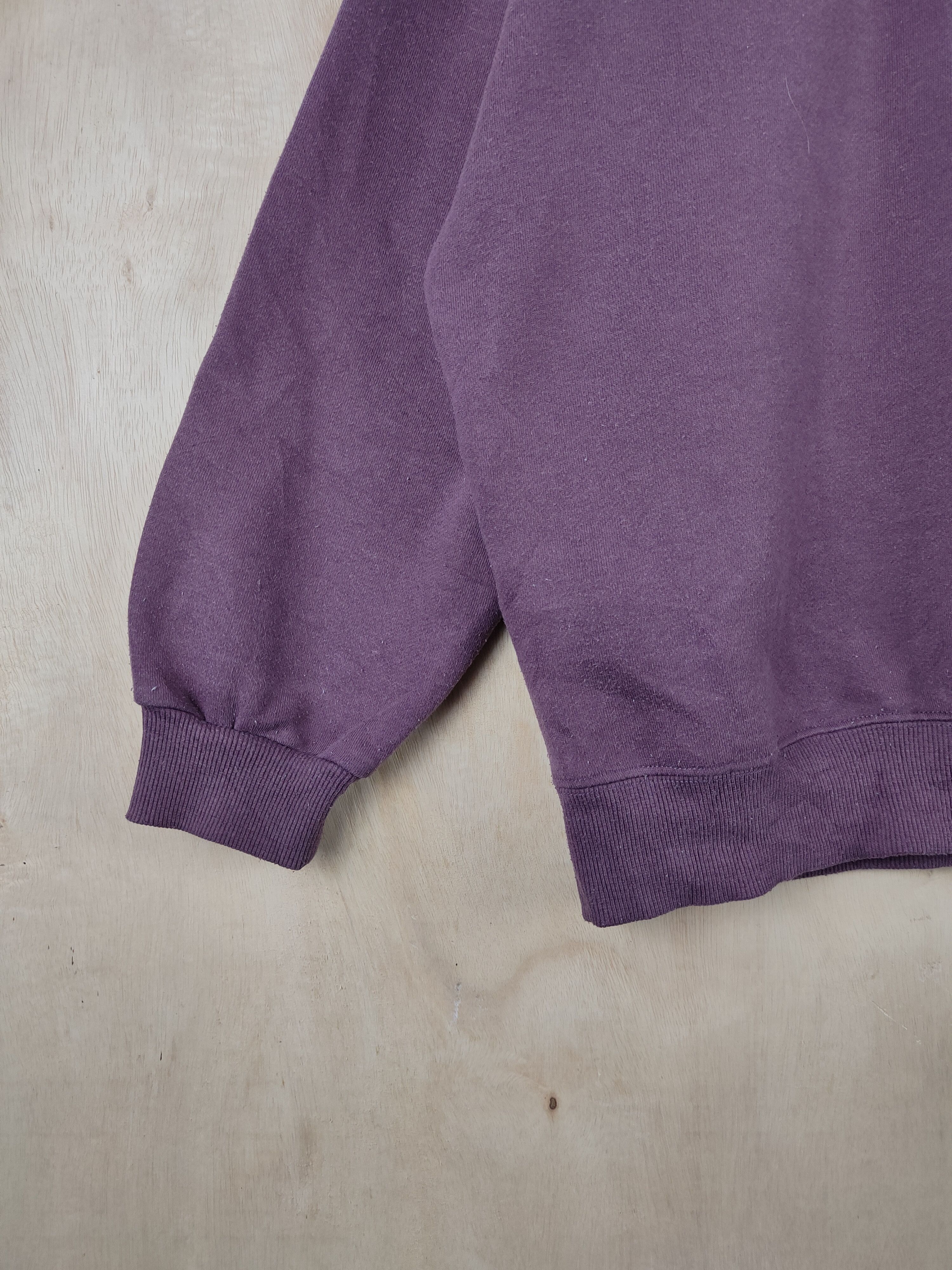 Japanese Brand × Vintage Kutir baby shit Dark Purple baggie Sweatshirts #S2583 Size US M / EU 48-50 / 2 - 5 Thumbnail