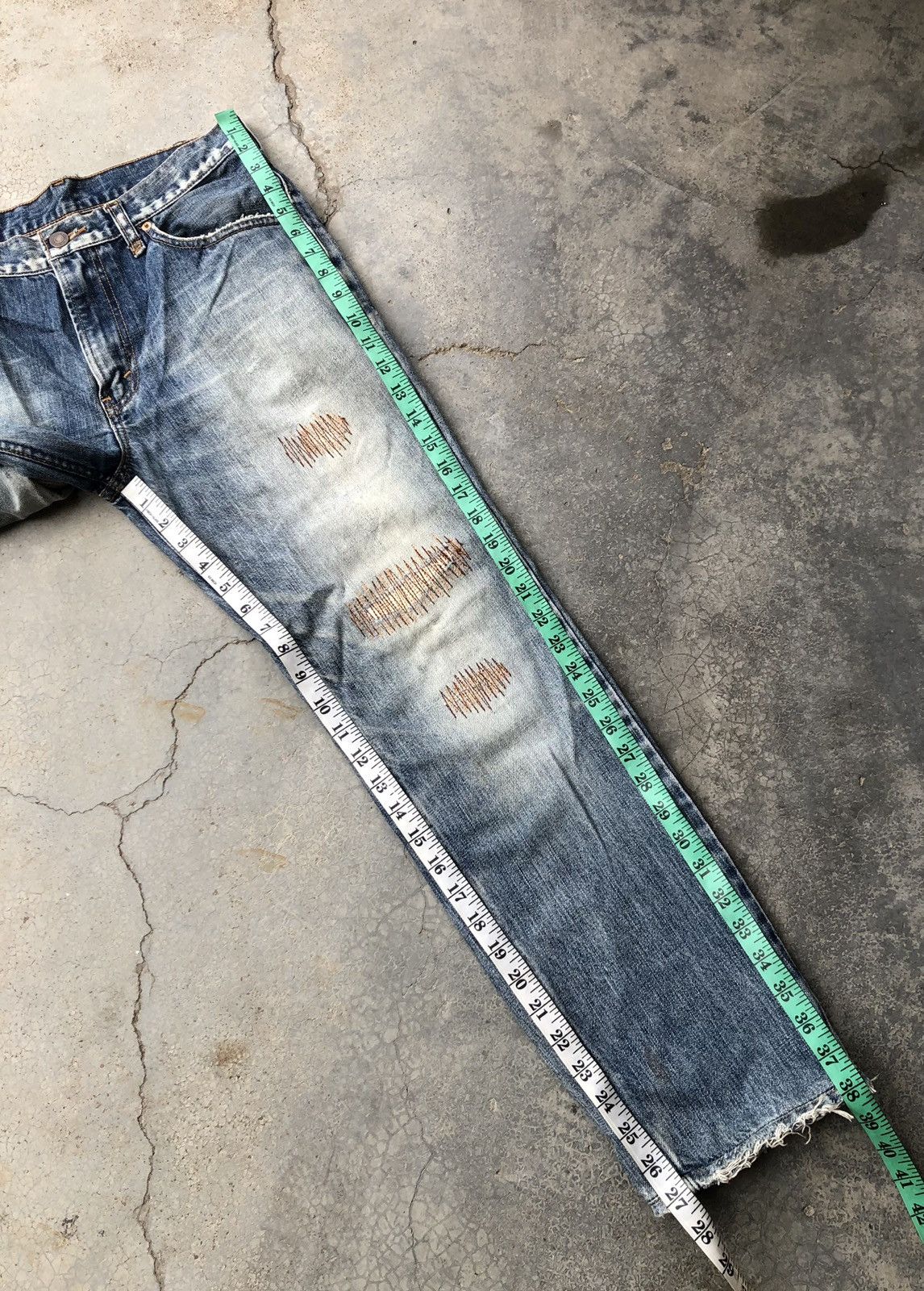 Levi's ZIGZAG REMAKE LEVIS 505 DENIM Size US 30 / EU 46 - 12 Thumbnail