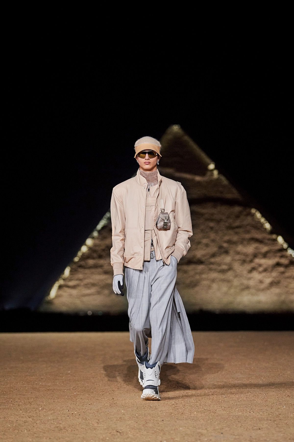Dior o1bcso1str0125 Pleated Pants in Grey Size US 34 / EU 50 - 6 Thumbnail