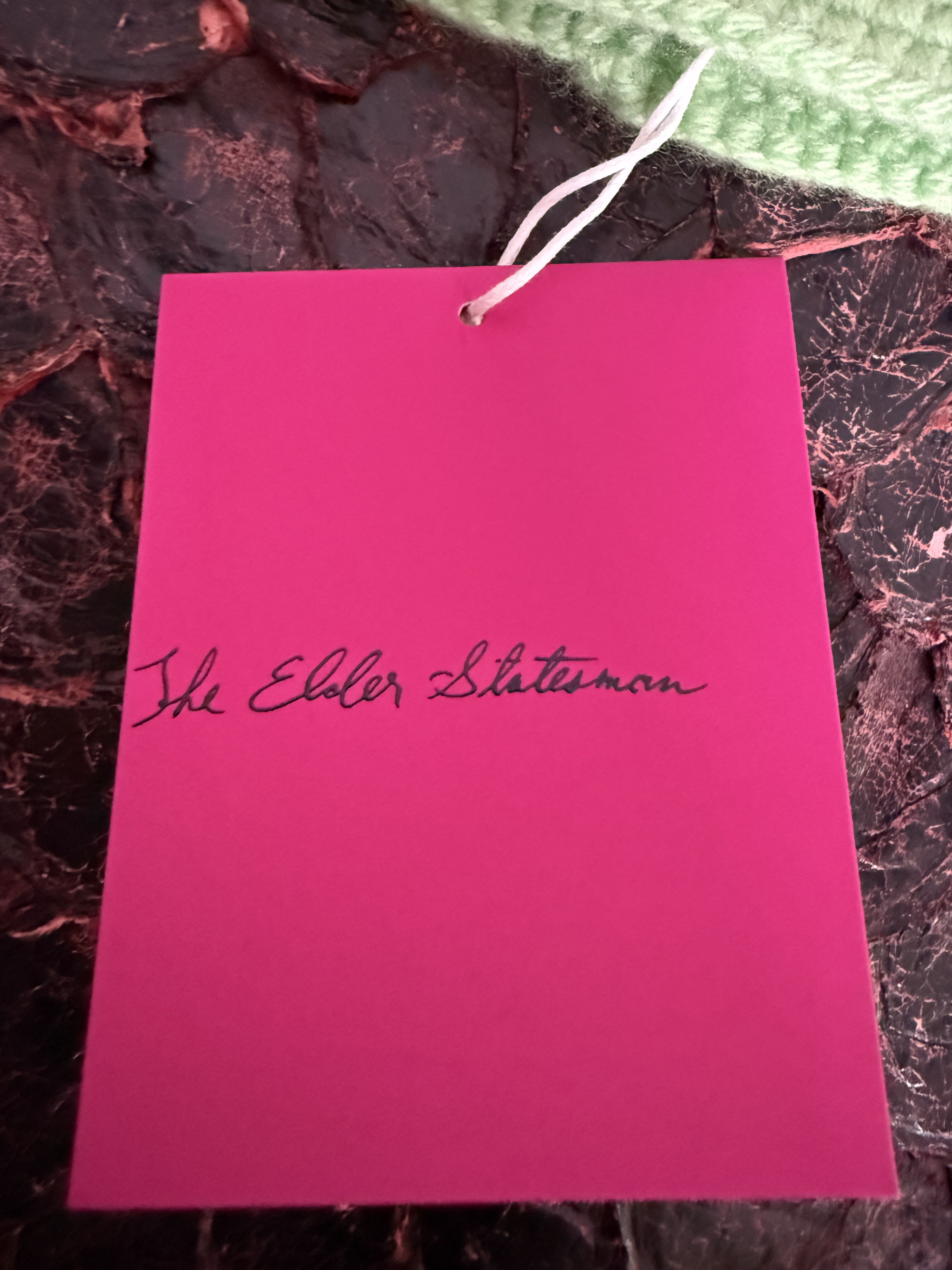 The Elder Statesman $425 The Elder Statesman Gradient Crochet Bucket Hat Size ONE SIZE - 7 Thumbnail