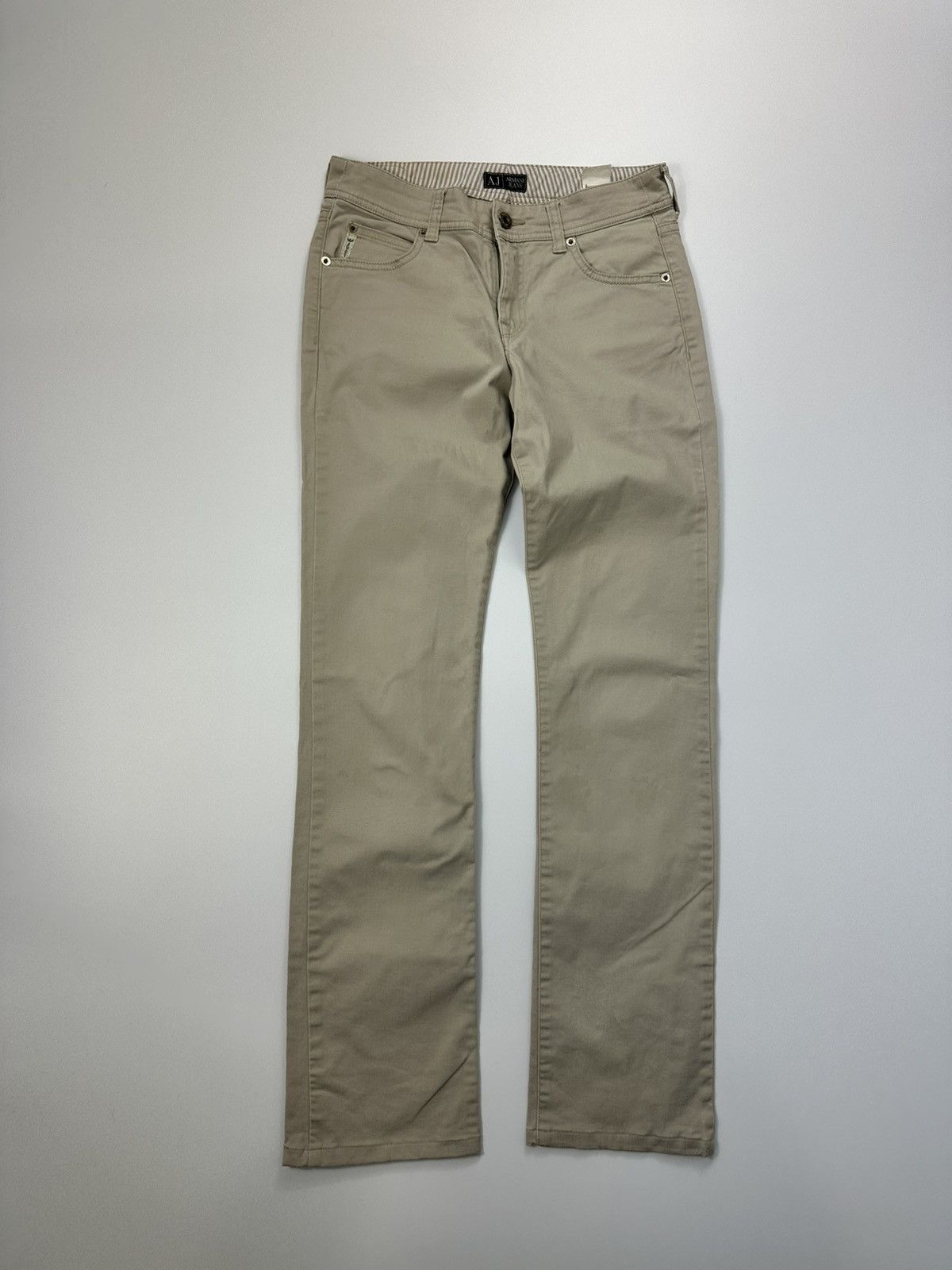 Giorgio Armani Armani Jeans Skinny Fit 27 Size Metal Logo Size US 27 - 1 Thumbnail