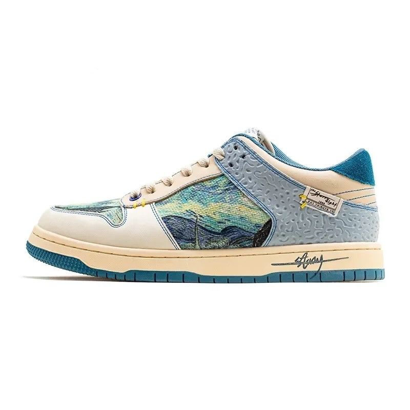 Vintage Design Artist Painting Sneaker