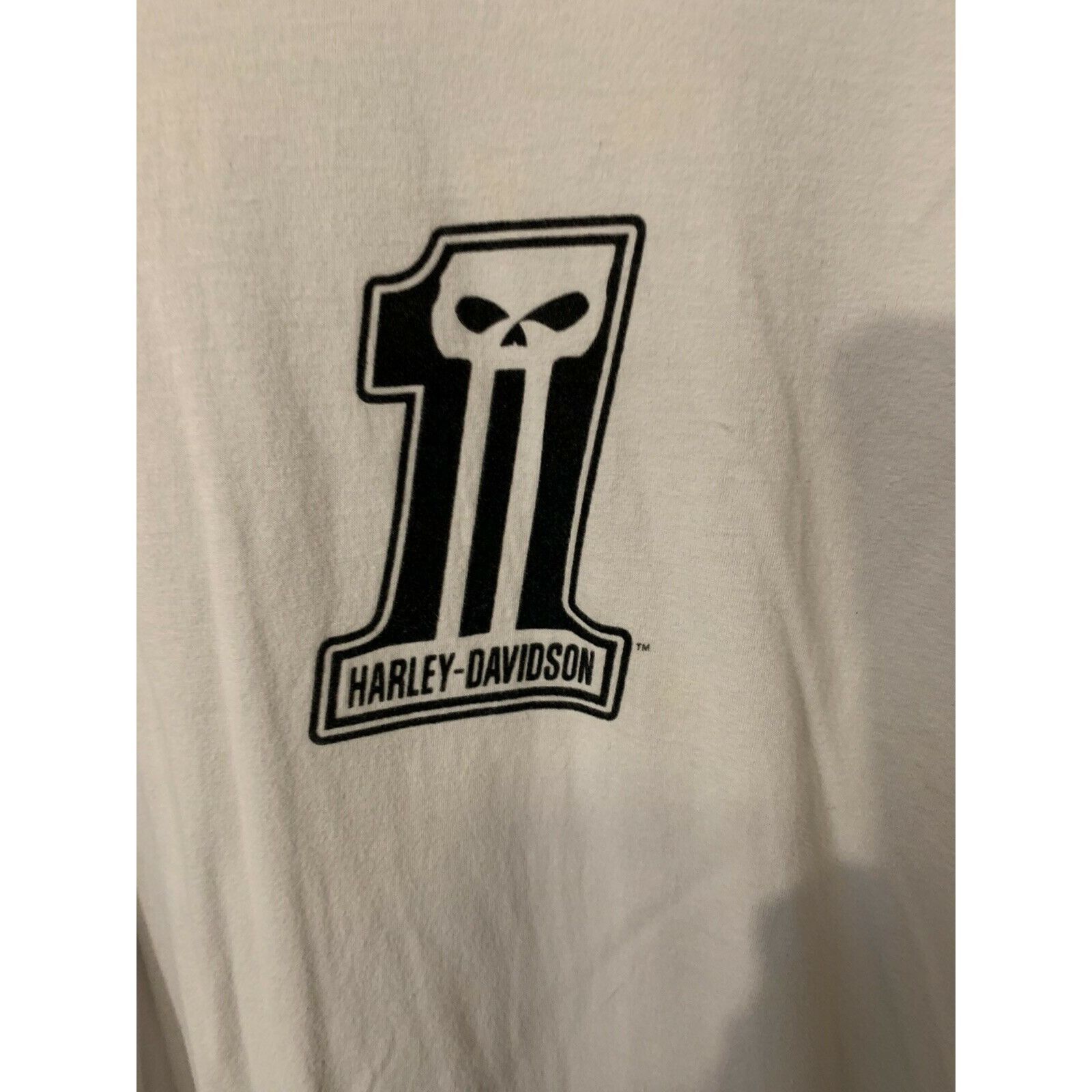 Harley Davidson Harley Davidson Men’s Sz XL No 1 Skull t shirt Harley Skull Size US XL / EU 56 / 4 - 1 Thumbnail