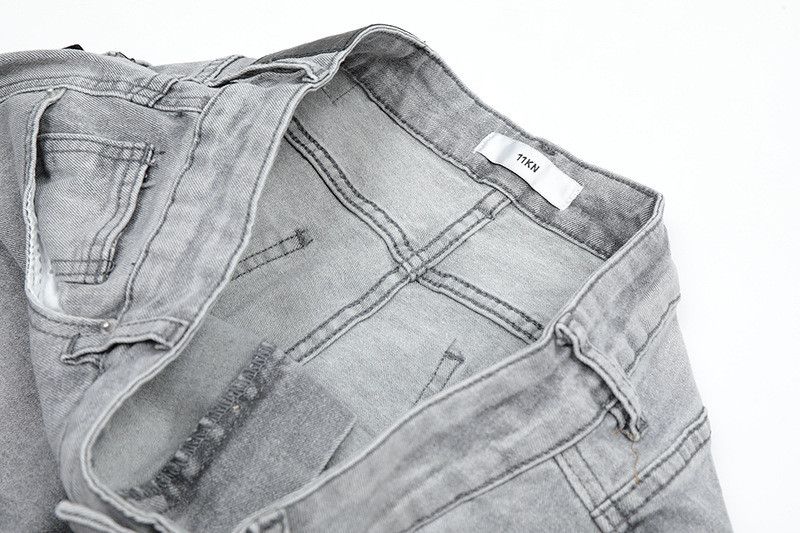 Japanese Brand American high street hip-hop retro gray jeans for men Size US 32 / EU 48 - 4 Thumbnail