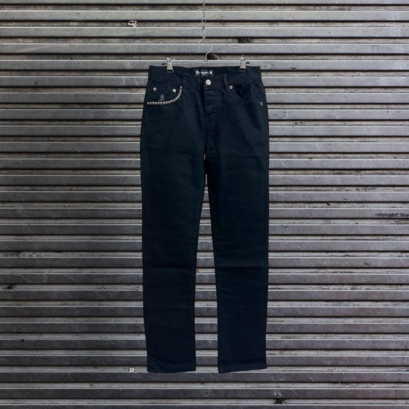Hysteric Glamour Hysteric Studded Scab Patched Jeans | Grailed