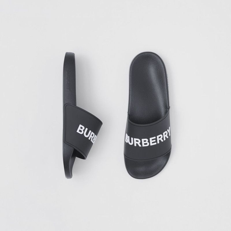 Burberry o1w1db10226 Logo Detail Slides In Blue Size US 6 / IT 36 - 2 Thumbnail