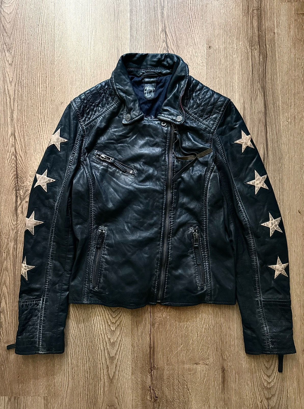 Men's Le Grande Bleu (L.G.B.) Leather Jackets | Grailed
