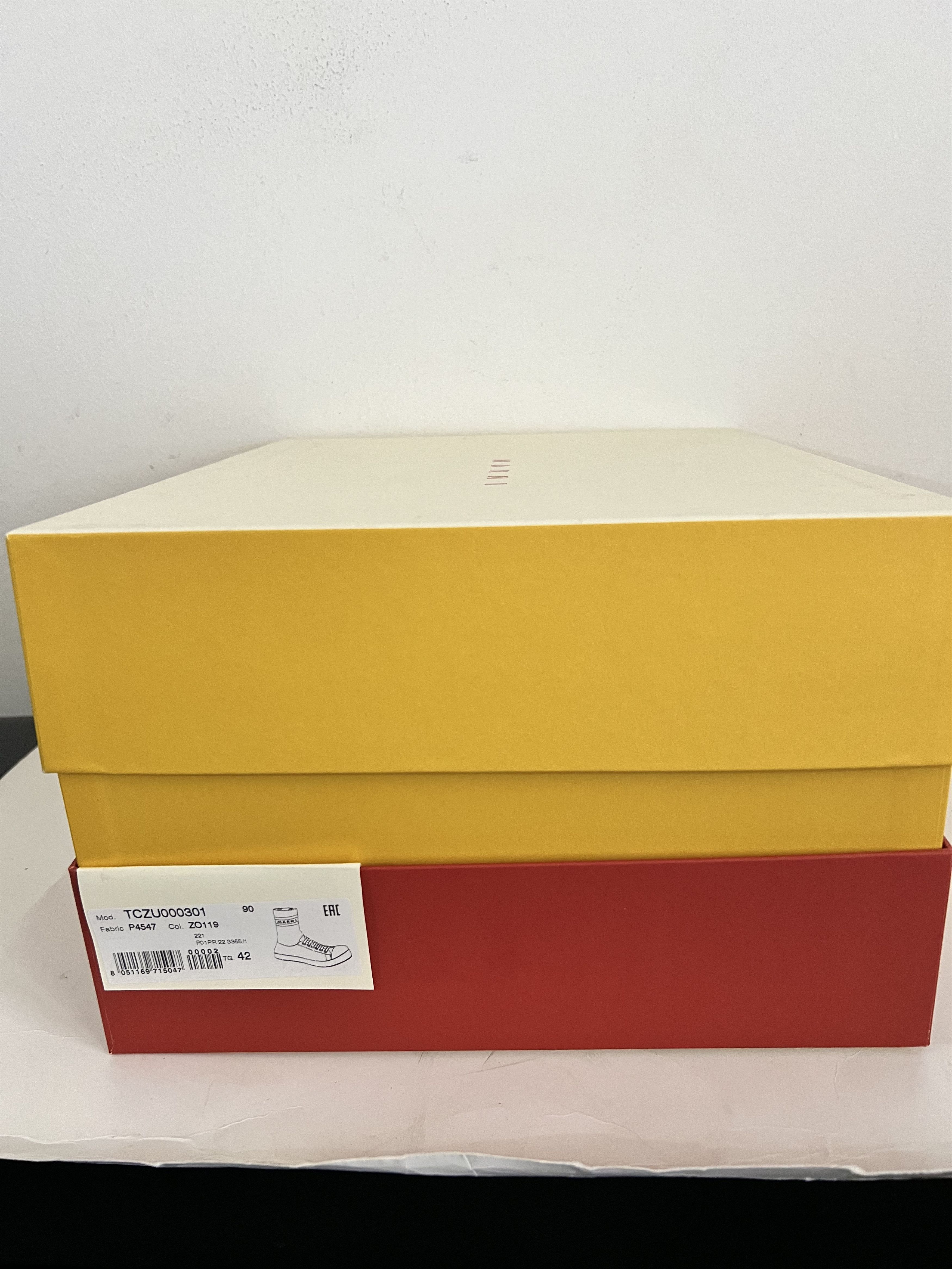 Marni Trompe L’oeil Jacquard High-Top Sneaker Size US 9 / EU 42 - 9 Thumbnail