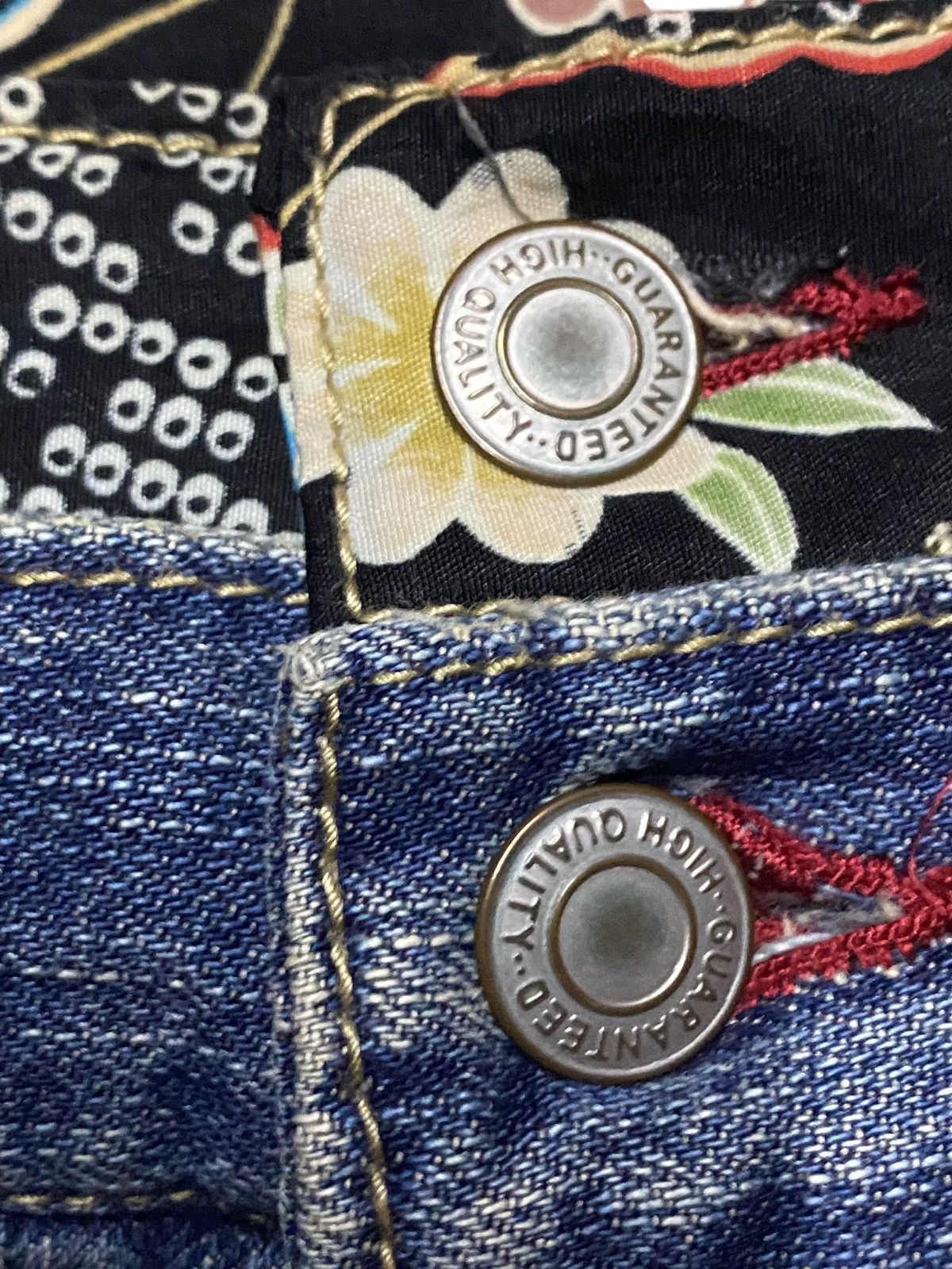 Japanese Brand Japanese Brand Double Waist Distressed Jeans Size US 30 / EU 46 - 11 Thumbnail