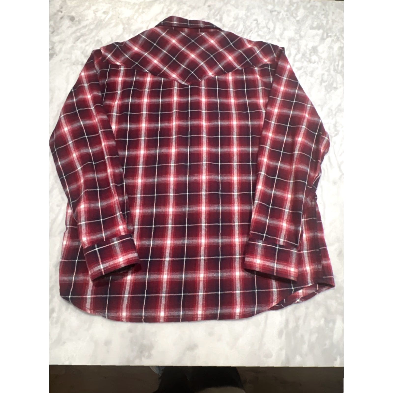 Cody James Cody James Pearl Snap Flannel Shirt Men Large Western Plaid Pockets Regular Fit Size US L / EU 52-54 / 3 - 7 Thumbnail