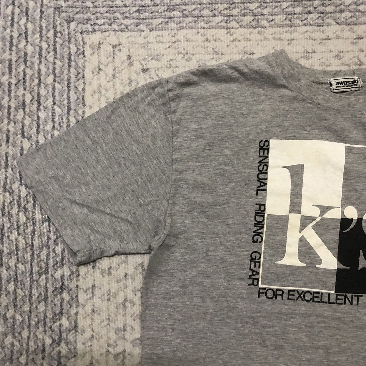 Japanese Brand × Vintage Rare Vintage 90s K’s by Kawasaki Motorcycle Tees Size US S / EU 44-46 / 1 - 5 Thumbnail