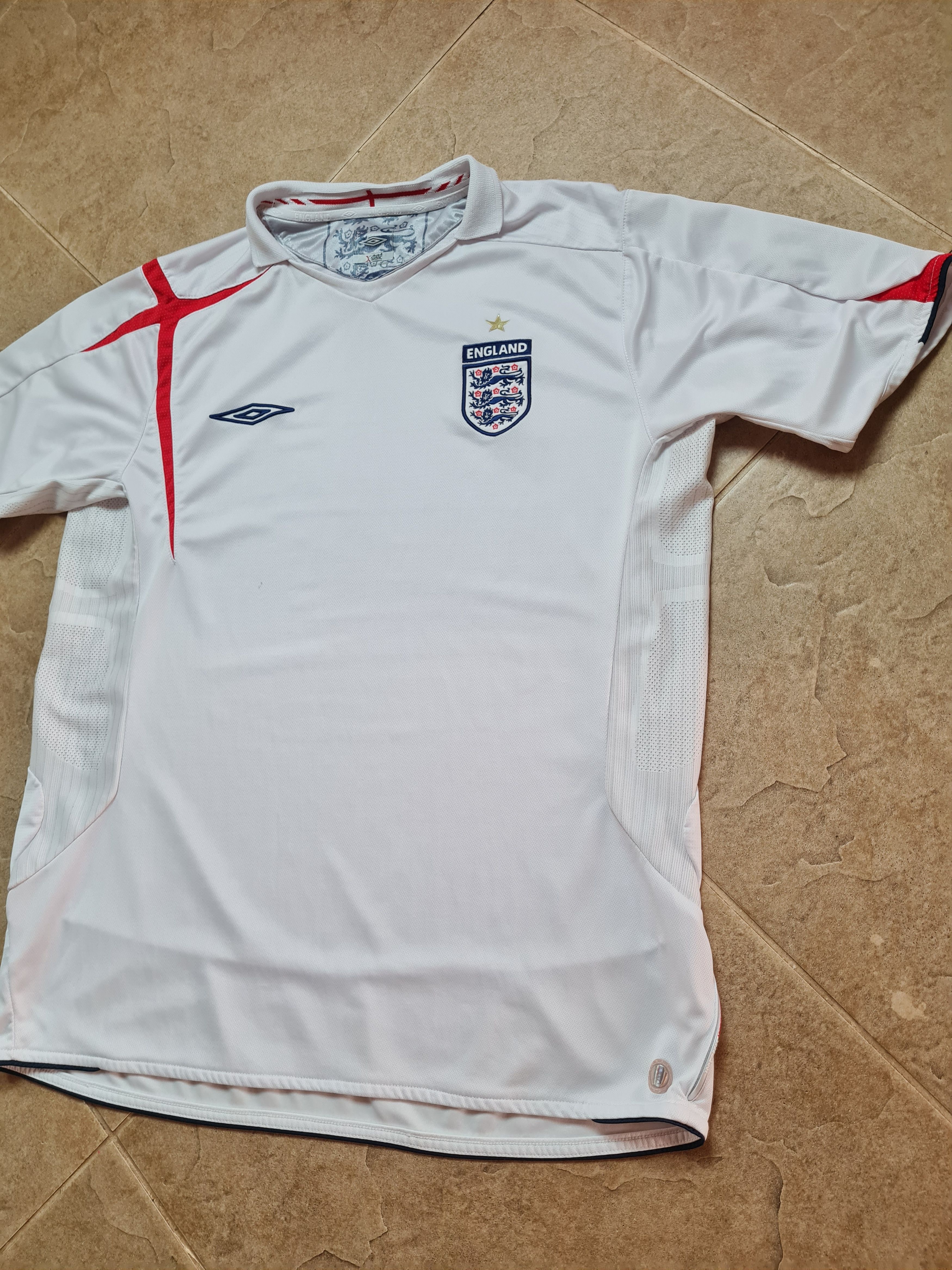Umbro England Soccer 2006 2007 Home Football Shirt Jersey Umbro Size US XL / EU 56 / 4 - 3 Thumbnail
