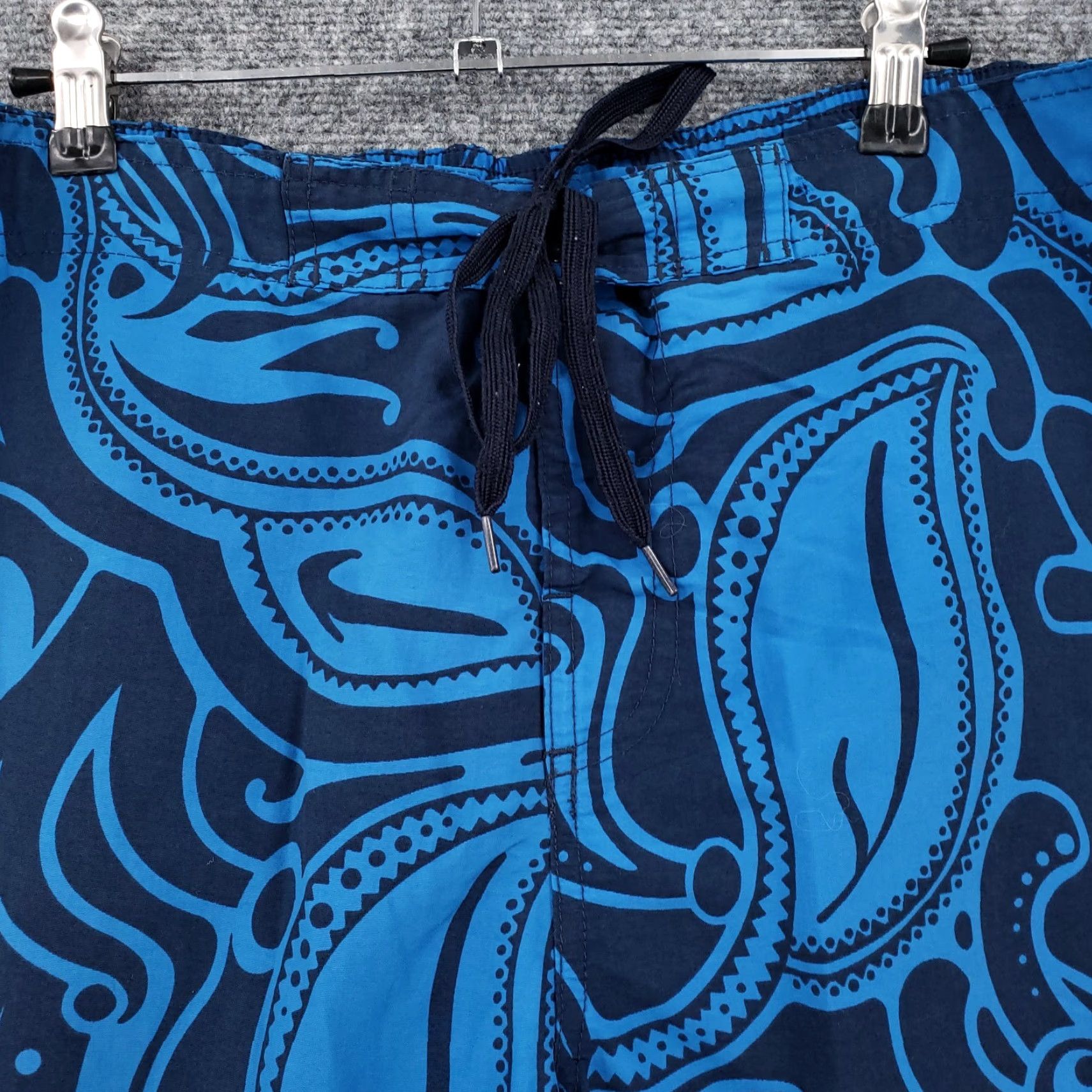 Eddie Bauer Eddie Bauer Sweat Shorts Mens XL Black Leaf Print Drawstring Nylon Shorts Mens XL Black Leaf Print Sweat Shorts Size US 36 / EU 52 - 2 Thumbnail