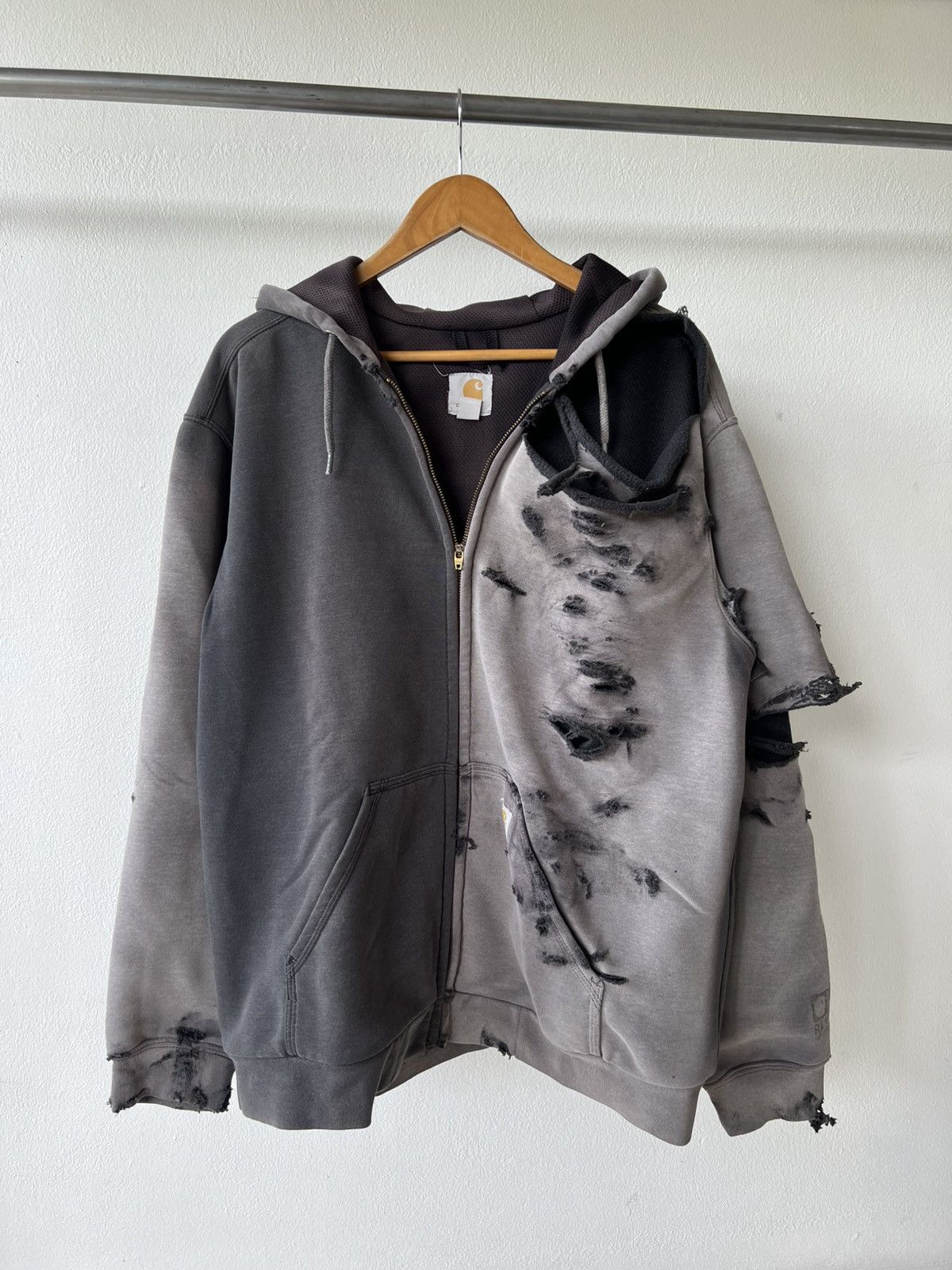 Carhartt Faded Vintage CARHARTT Hoodie Zip Up Size US M / EU 48-50 / 2 - 1 Thumbnail