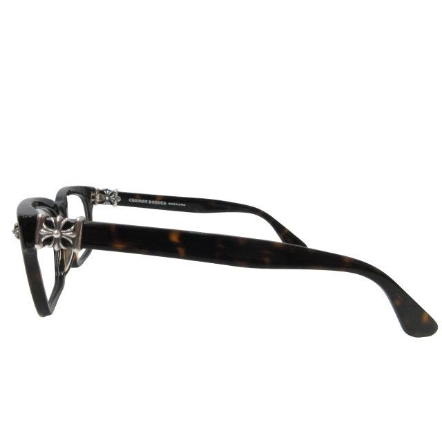 chrome-hearts-vagilante-eyewear-glasses-frame-54-19-149-black-silver-ebay