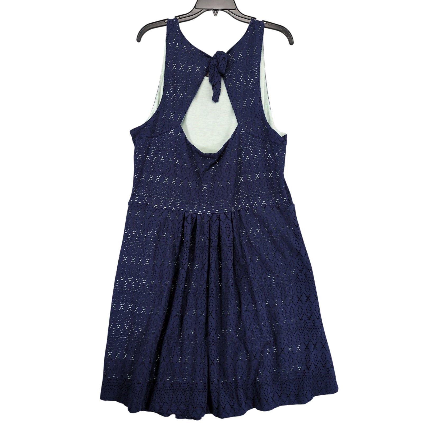 Gap GAP Size XXL Navy Lace Overlay Drop Waist Sleeveless Dress Size XXL / US 16-18 / IT 52-54 - 2 Thumbnail