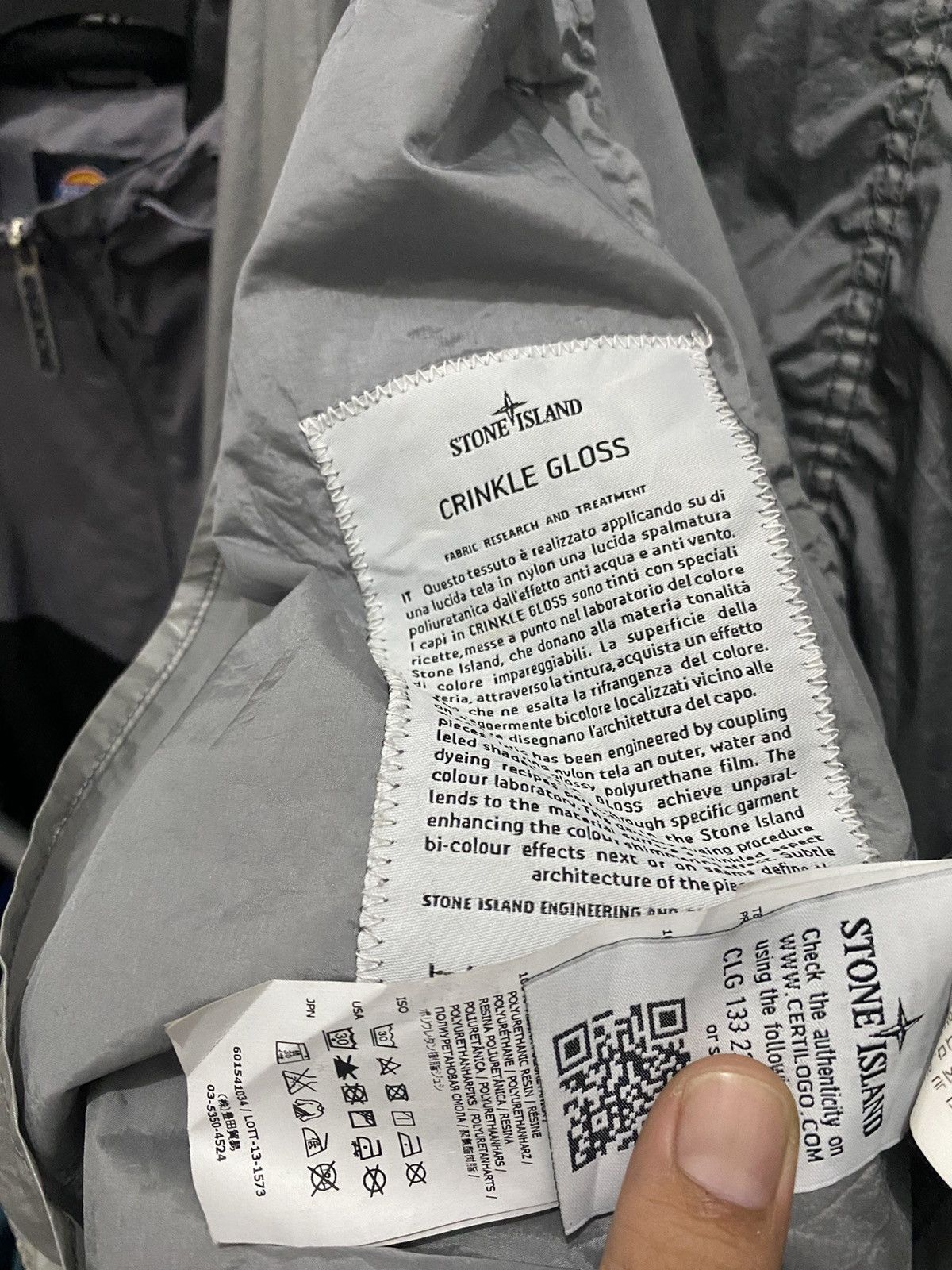 Stone Island Stone island crinkle gloss Size US XL / EU 56 / 4 - 3 Thumbnail