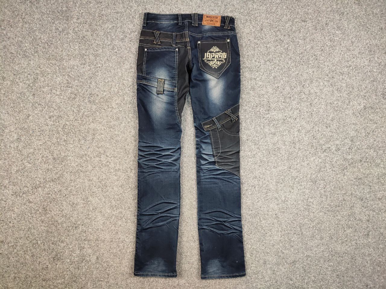 Japanese Brand × Vintage Vintage Japan JapRag By Okusama Zaniki Cargo Jeans Y2K Style Size US 30 / EU 46 - 7 Thumbnail