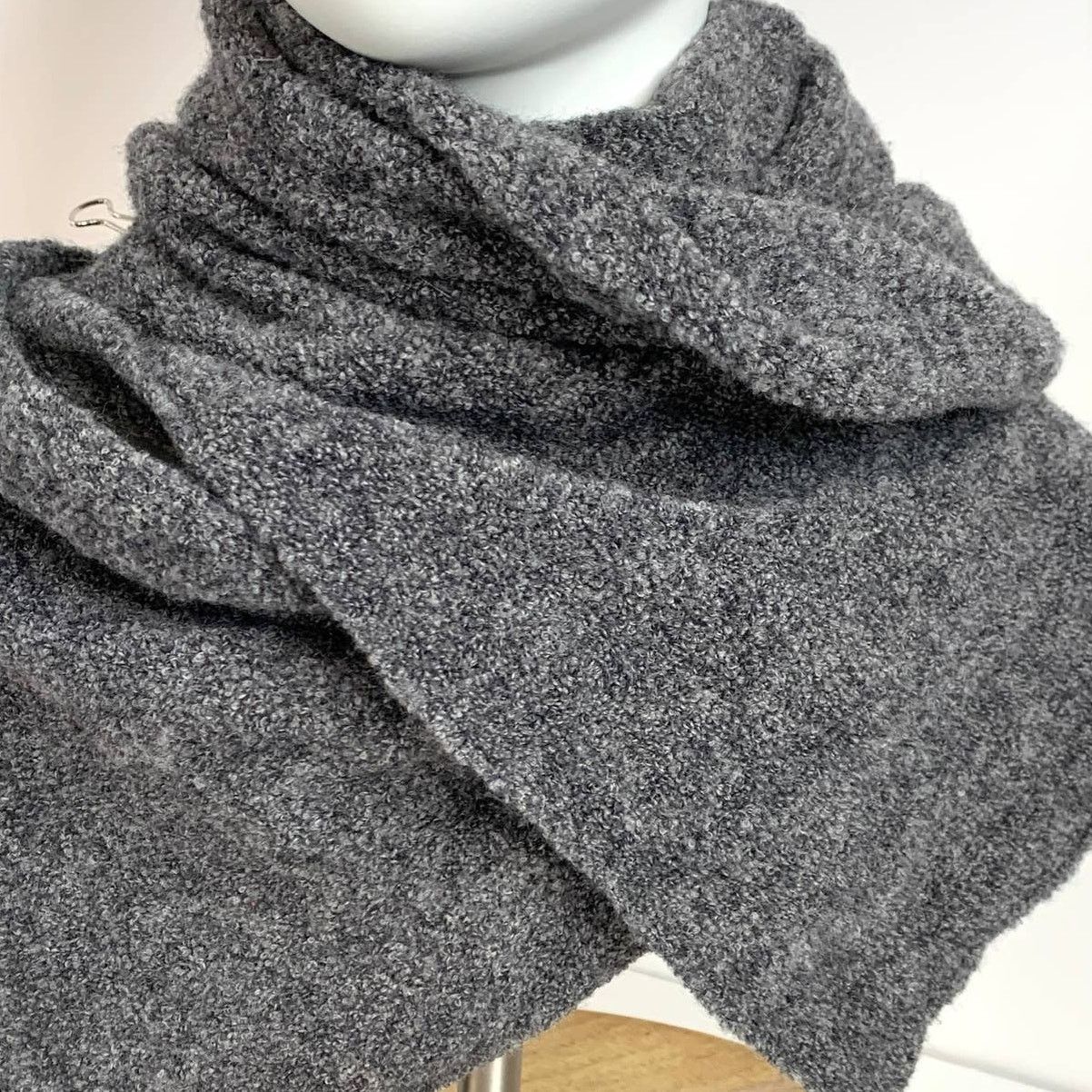 Other Avoca Handweavers Wool Scarf Minimalist Rustic Gray Size ONE SIZE - 3 Thumbnail