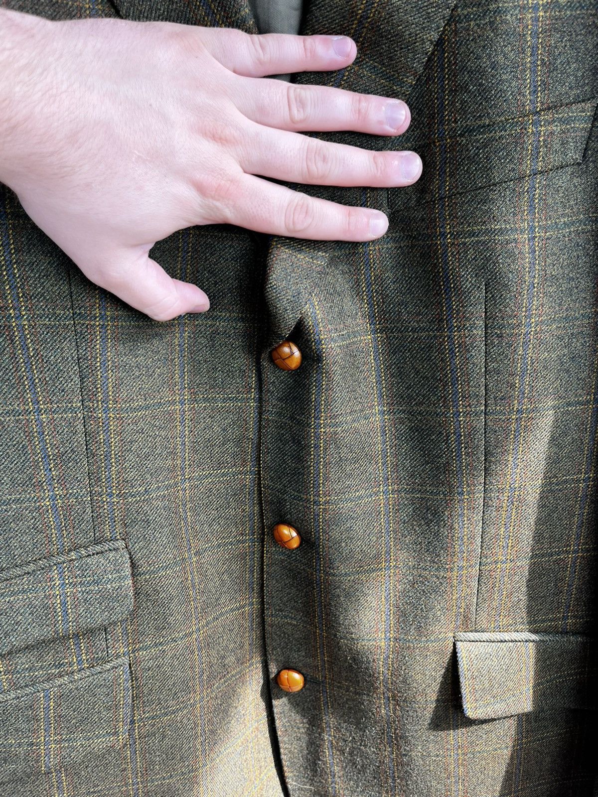 Burberry × Lucky Brand × Vintage Burberry blazer jacket vintage Size 52R - 5 Thumbnail