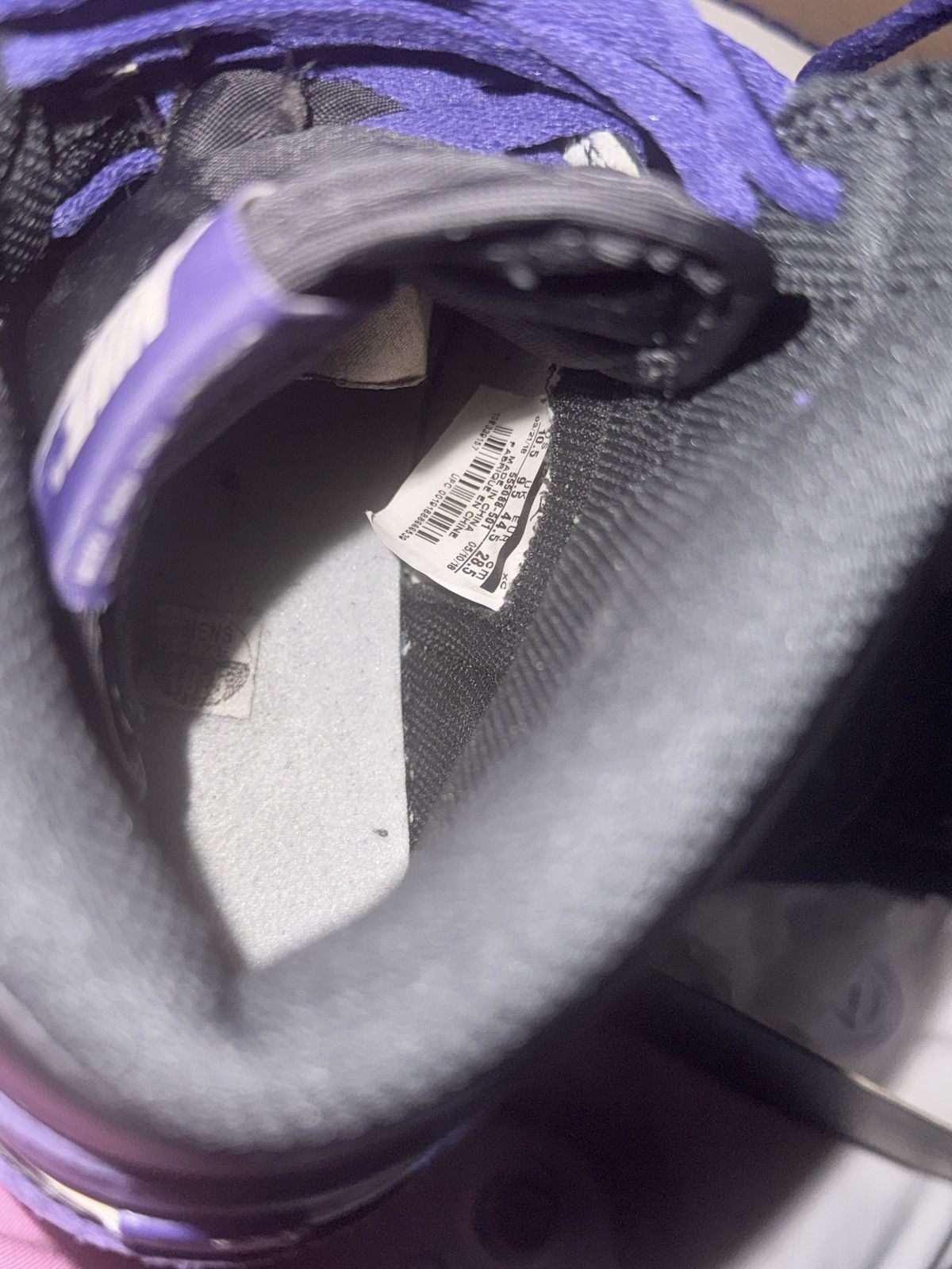 Nike Jordan 1 Court Purple 1.0 Size US 10.5 / EU 43-44 - 7 Thumbnail