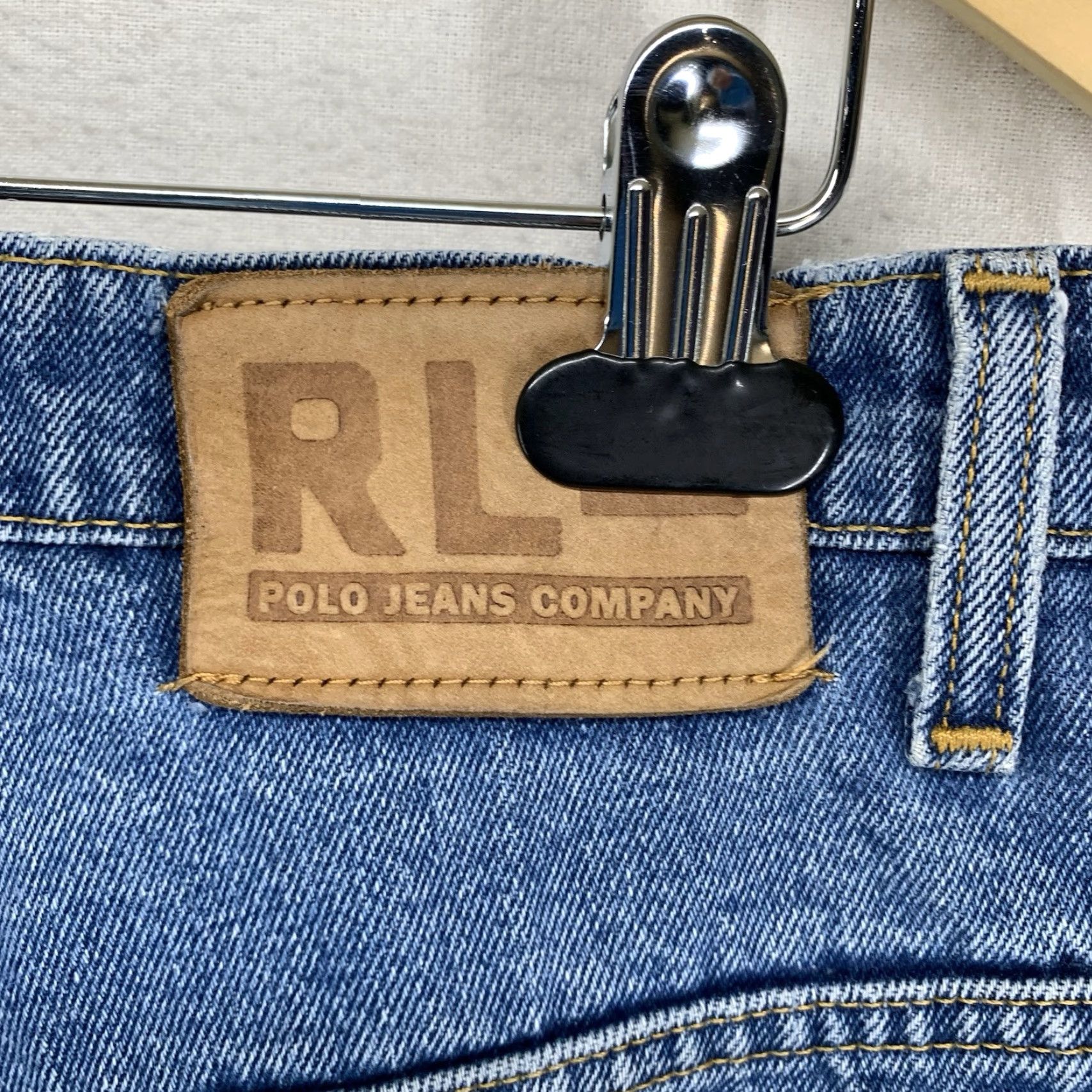 Vintage VINTAGE Polo Jeans Co. Ralph Lauren Jeans Men Adult Medium Blue 90s Distressed Denim 33x30 Size US XS / EU 42 / 0 - 4 Thumbnail
