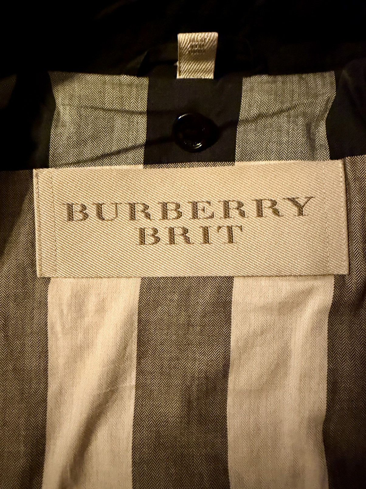Burberry Burberry Brit Trench Coat in Black with Belt Size L / US 10 / IT 46 - 5 Thumbnail