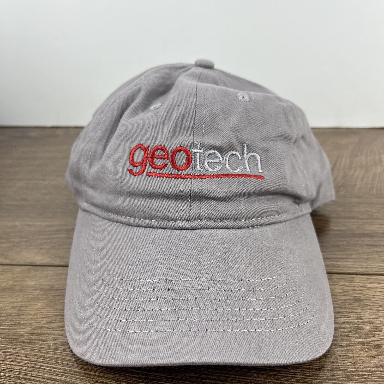 Other Geotech Hat Geo Tech Gray Hat Adjustable Adult Size Hat Cap Size ONE SIZE - 5 Thumbnail