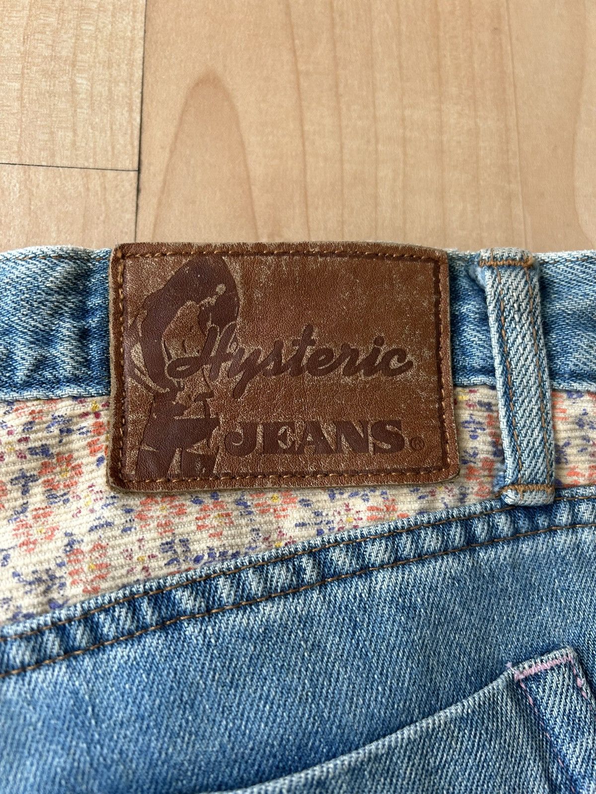 Hysteric Glamour 90s Kinky Jeans Half Corduroy Hagi Flared Denim Size US 30 / EU 46 - 5 Thumbnail