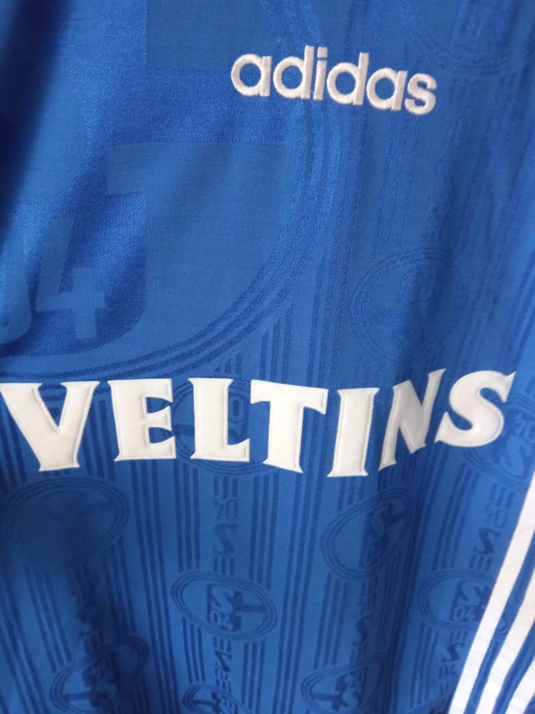 Adidas Schalke 1996-1997 Home Jersey Size US XL / EU 56 / 4 - 14 Thumbnail
