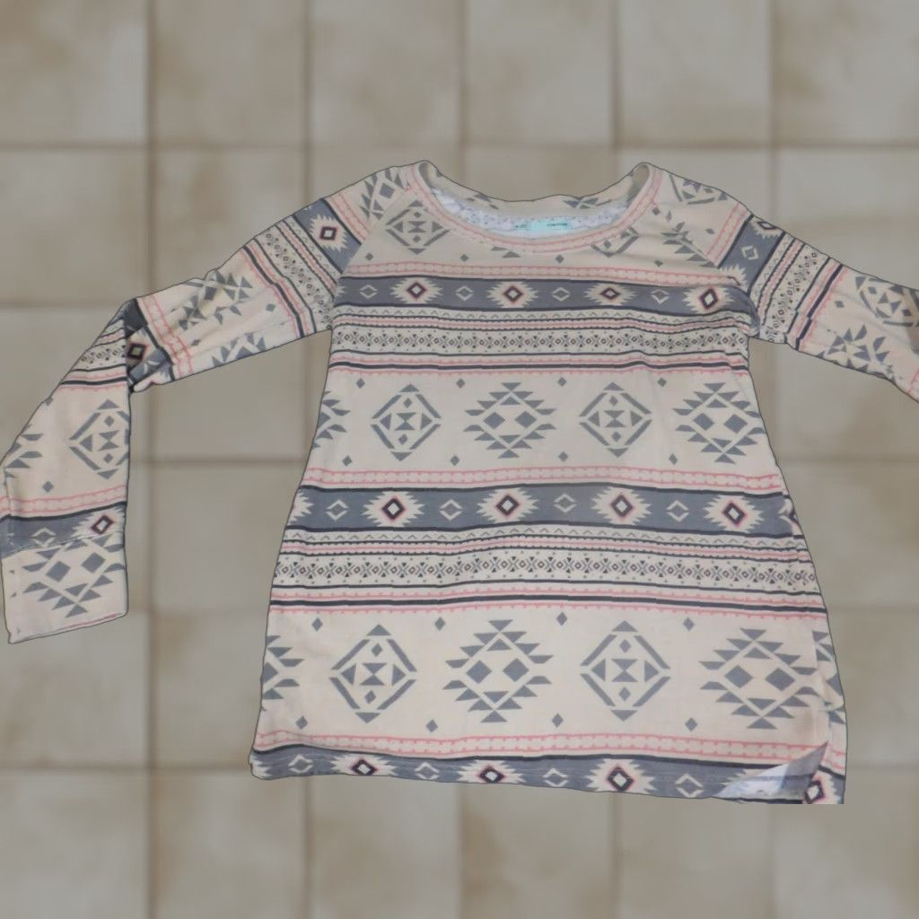 Vintage Maurices Womens Pullover Sweater M Beige Puff Sleeve Crew Neck Tribal Bow Button Knit Cotton Regular Size M / US 6-8 / IT 42-44 - 1 Thumbnail