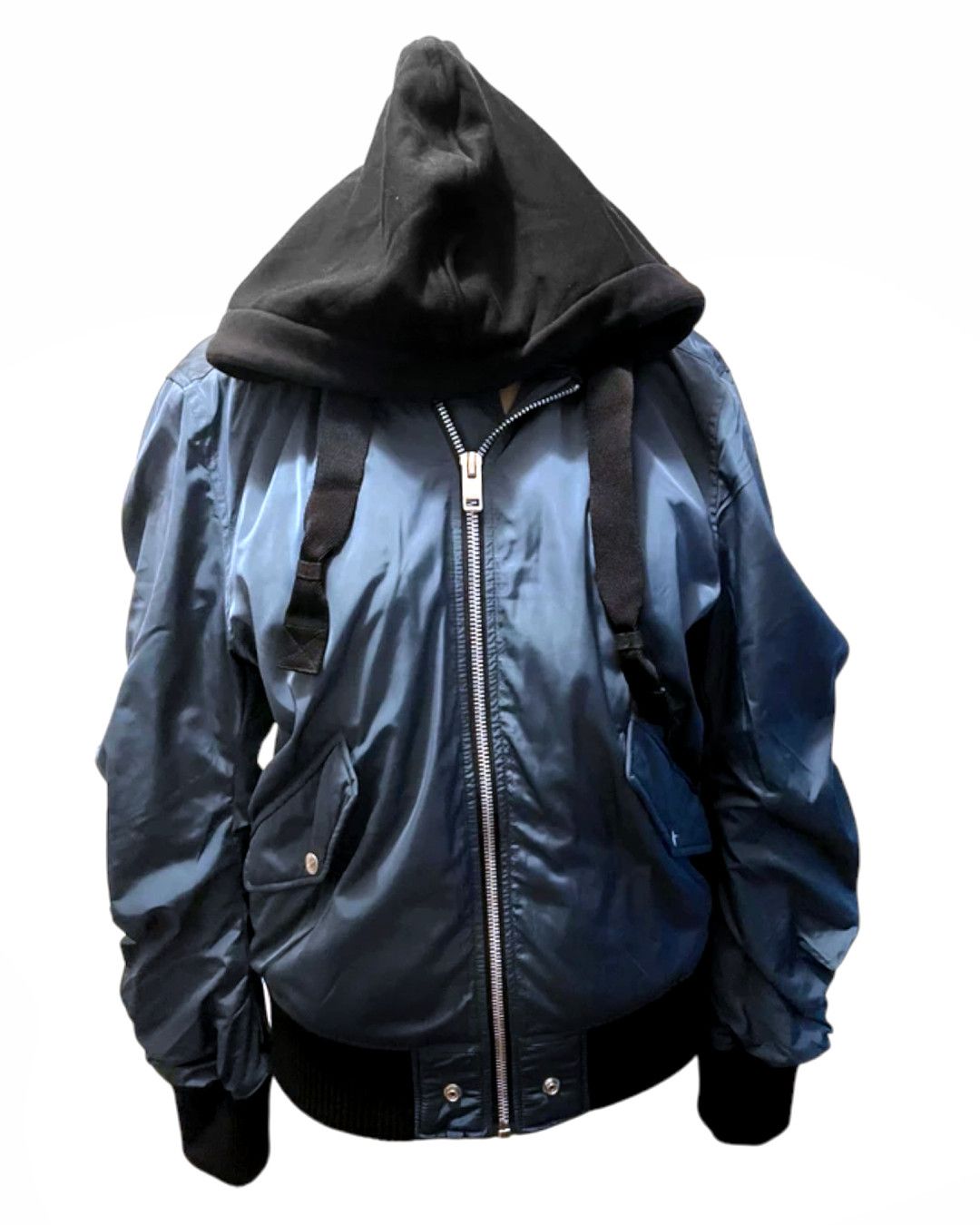 Diesel “BRAVES” Spiral Embroidery Bomber Jacket