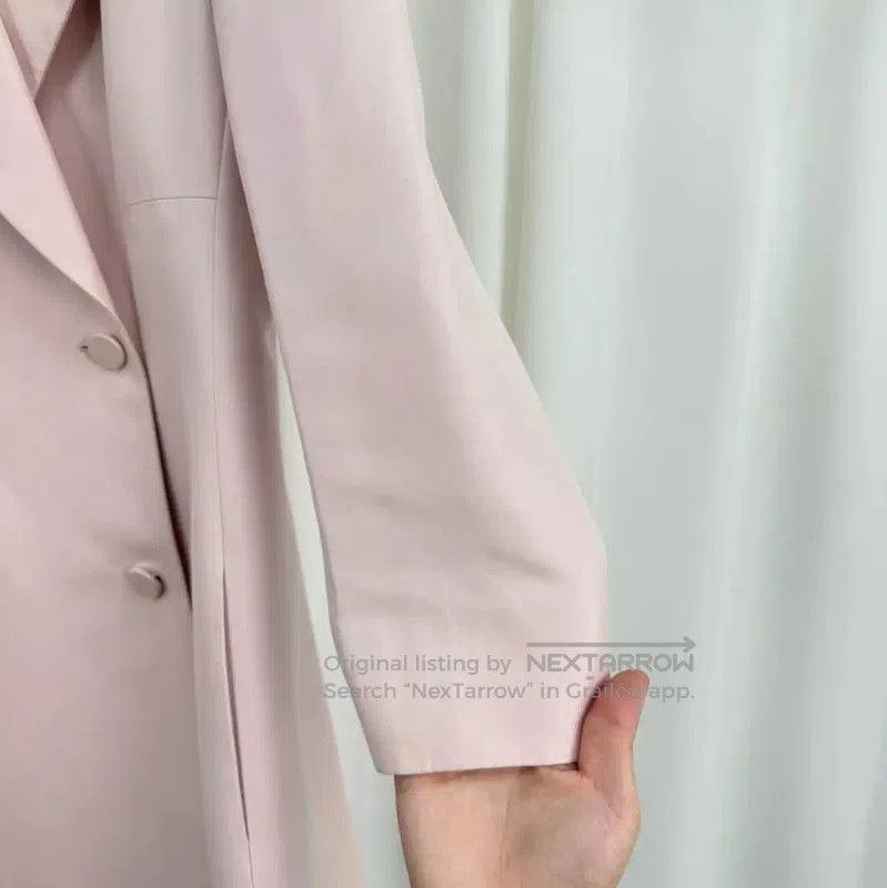 Dior Dior Pink Cotton Blend Long Coat for Women . Size XS / US 0-2 / IT 36-38 - 4 Thumbnail