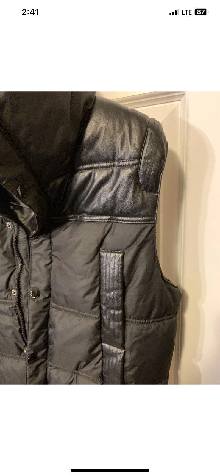 Akademiks Akademiks Mens M Sleeveless Nylon Puffer Vest Jacket Black Size US M / EU 48-50 / 2 - 6 Thumbnail