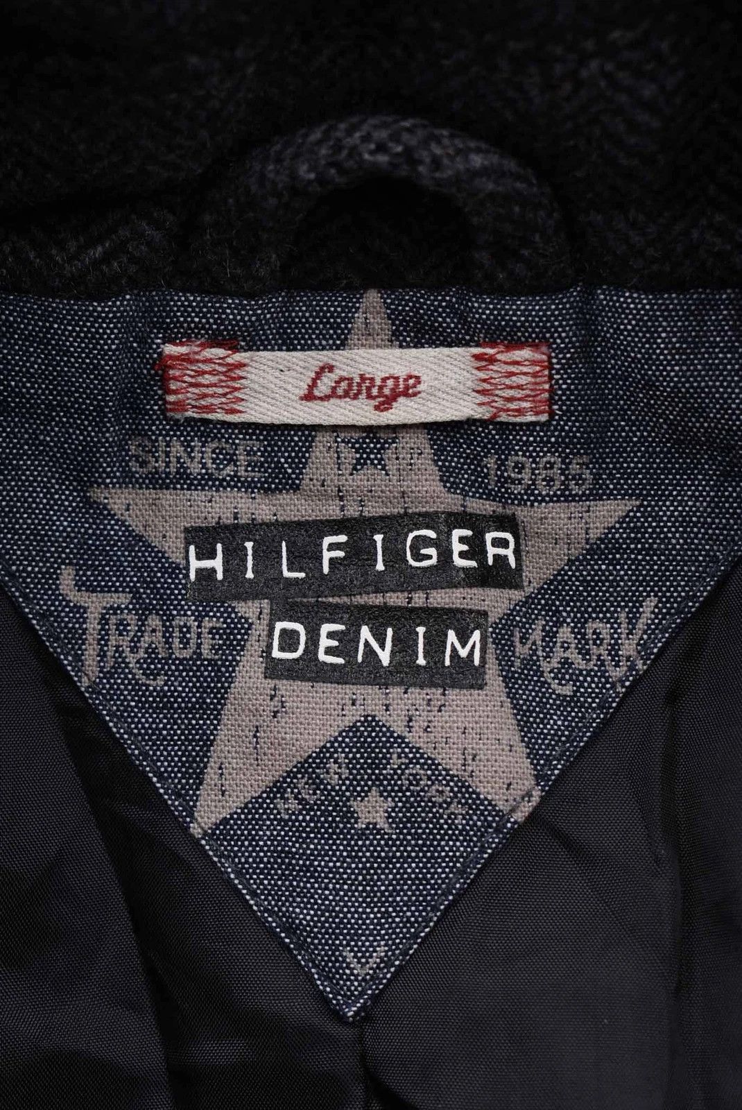 Tommy Hilfiger Tommy Hilfiger Denim Coat Wool Blend Jacket Grey Size L Size US L / EU 52-54 / 3 - 3 Thumbnail
