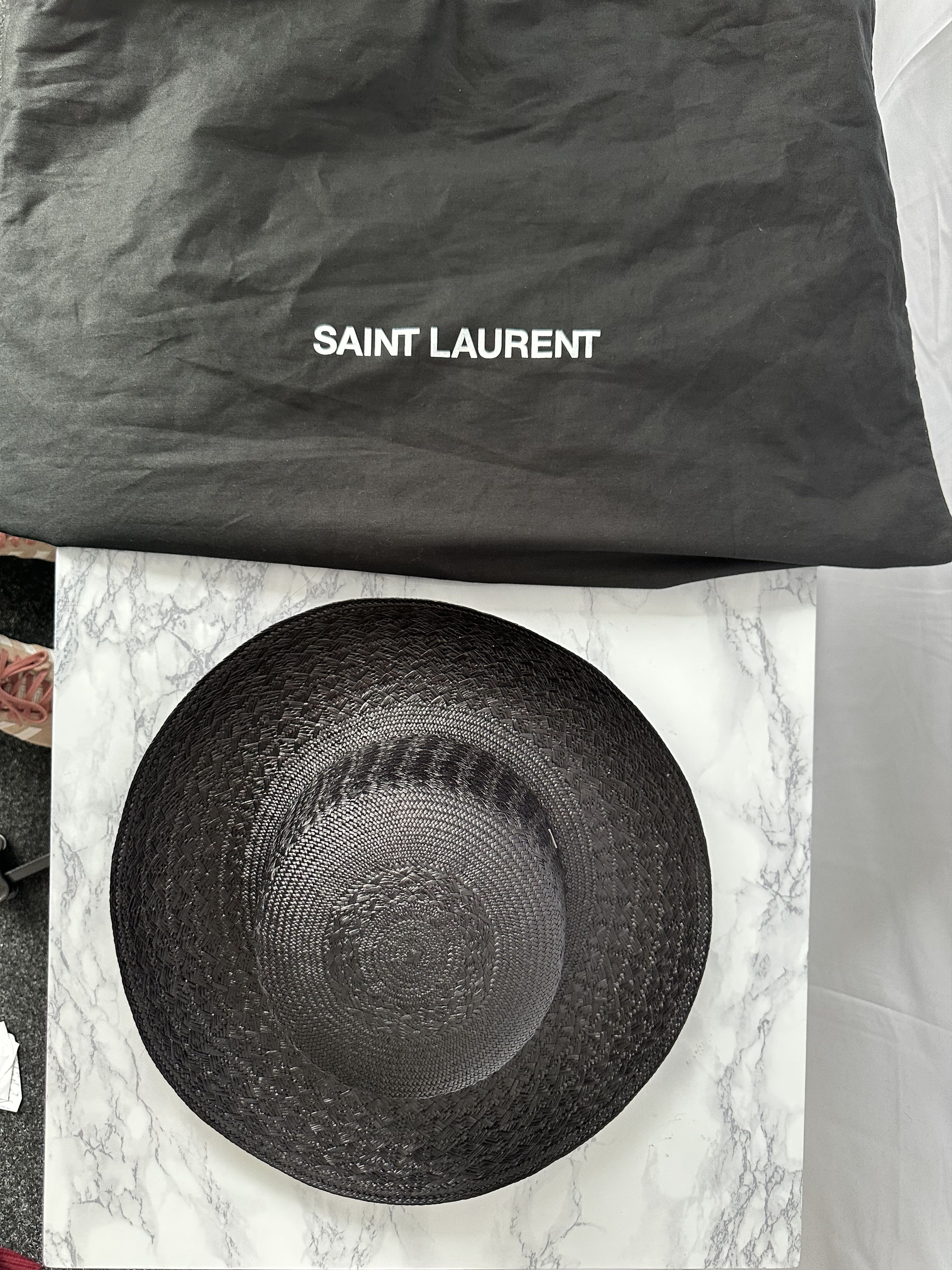 Saint Laurent Paris Saint Laurent Black Fedora Hat Size ONE SIZE - 16 Thumbnail