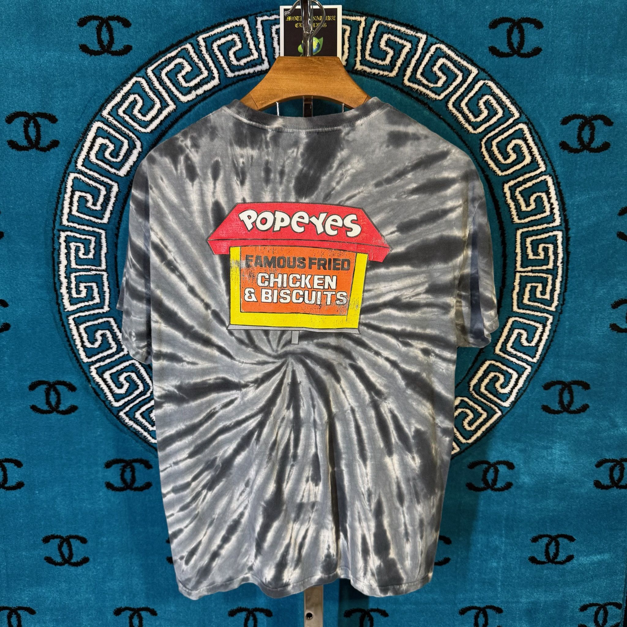 Other SPIRAL TIE DYE POPEYES FAMOUS GRAPHIC S/S T SHIRT Size US XL / EU 56 / 4 - 1 Thumbnail