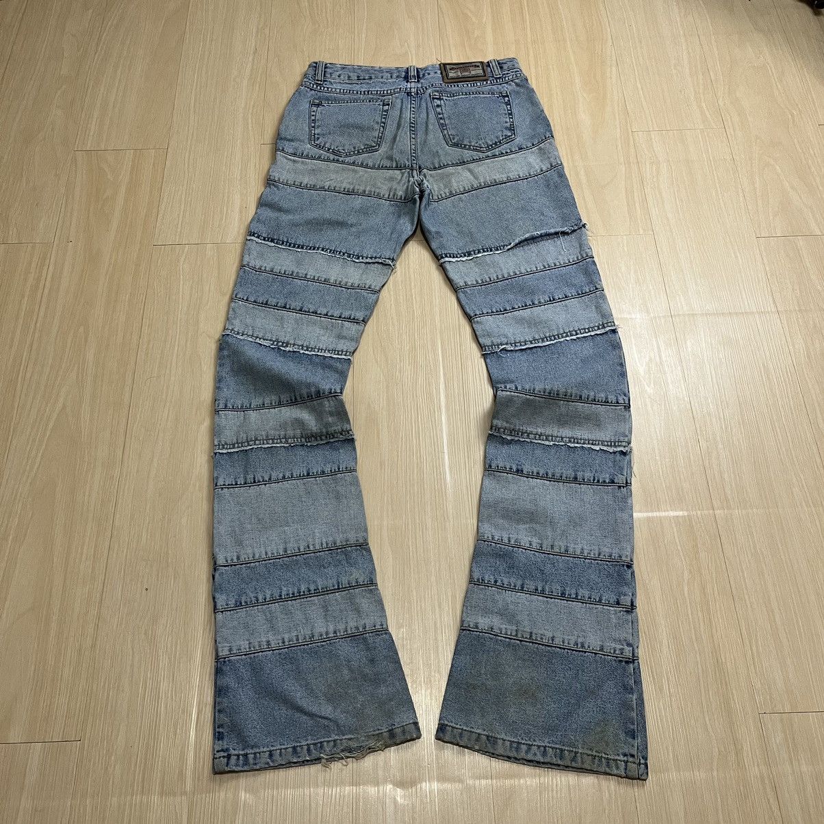 If Six Was Nine Haggi Style Jambage Flared Denim Pants Size US 28 / EU 44 - 5 Thumbnail