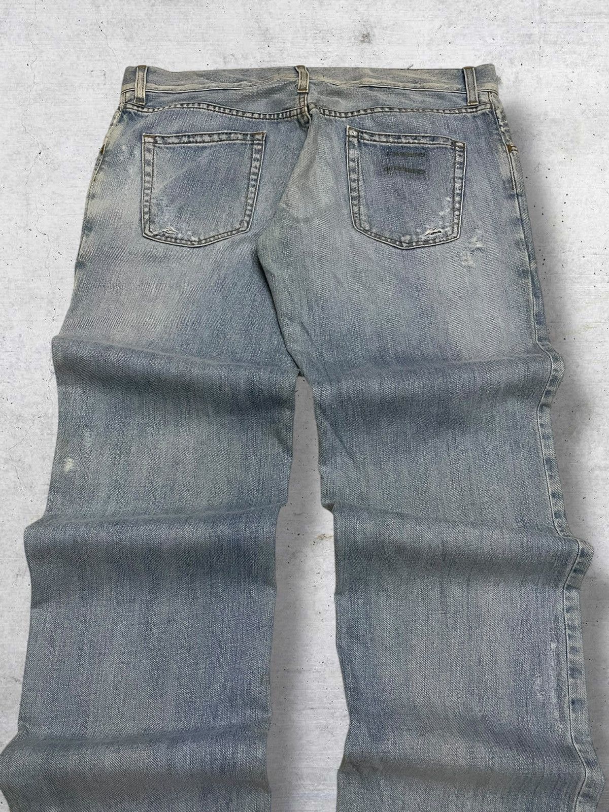 Dolce & Gabbana DOLCE & GABBANA 90S DESIGNER DISTRESSED BLUEWASHED DENIM Size US 36 / EU 52 - 13 Thumbnail