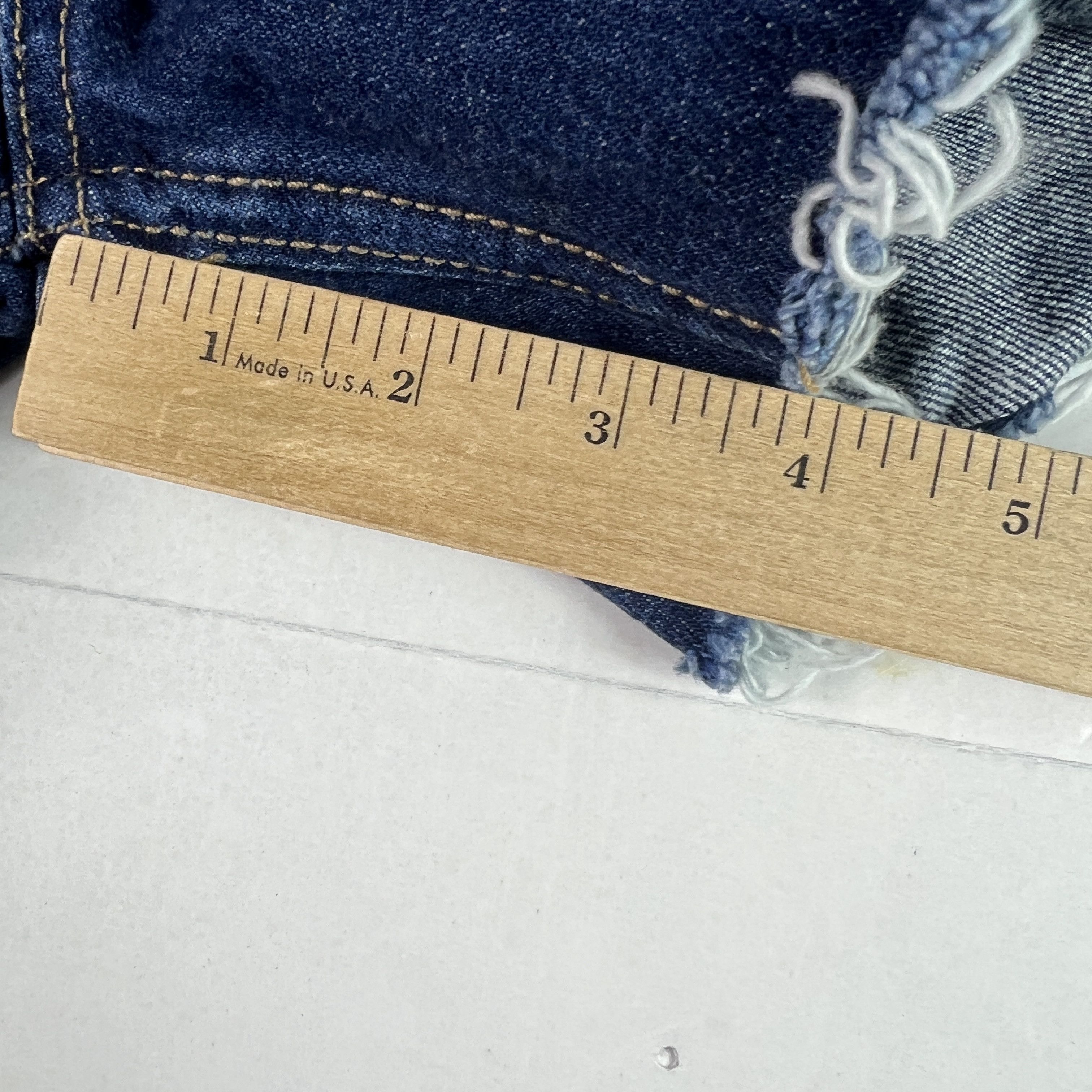 Calvin Klein VTG 80s Calvin Klein Shorts High Rise Cut Off Denim Jorts Size 25" / US 0 / IT 36 - 14 Thumbnail