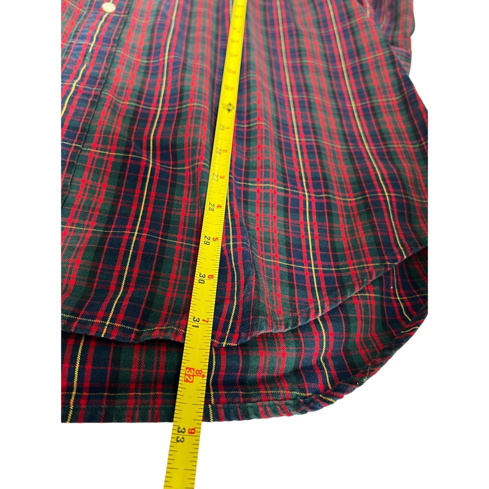 Ralph Lauren Ralph Lauren Plaid 100% Cotton Big Shirt Men's Medium Size US M / EU 48-50 / 2 - 6 Thumbnail