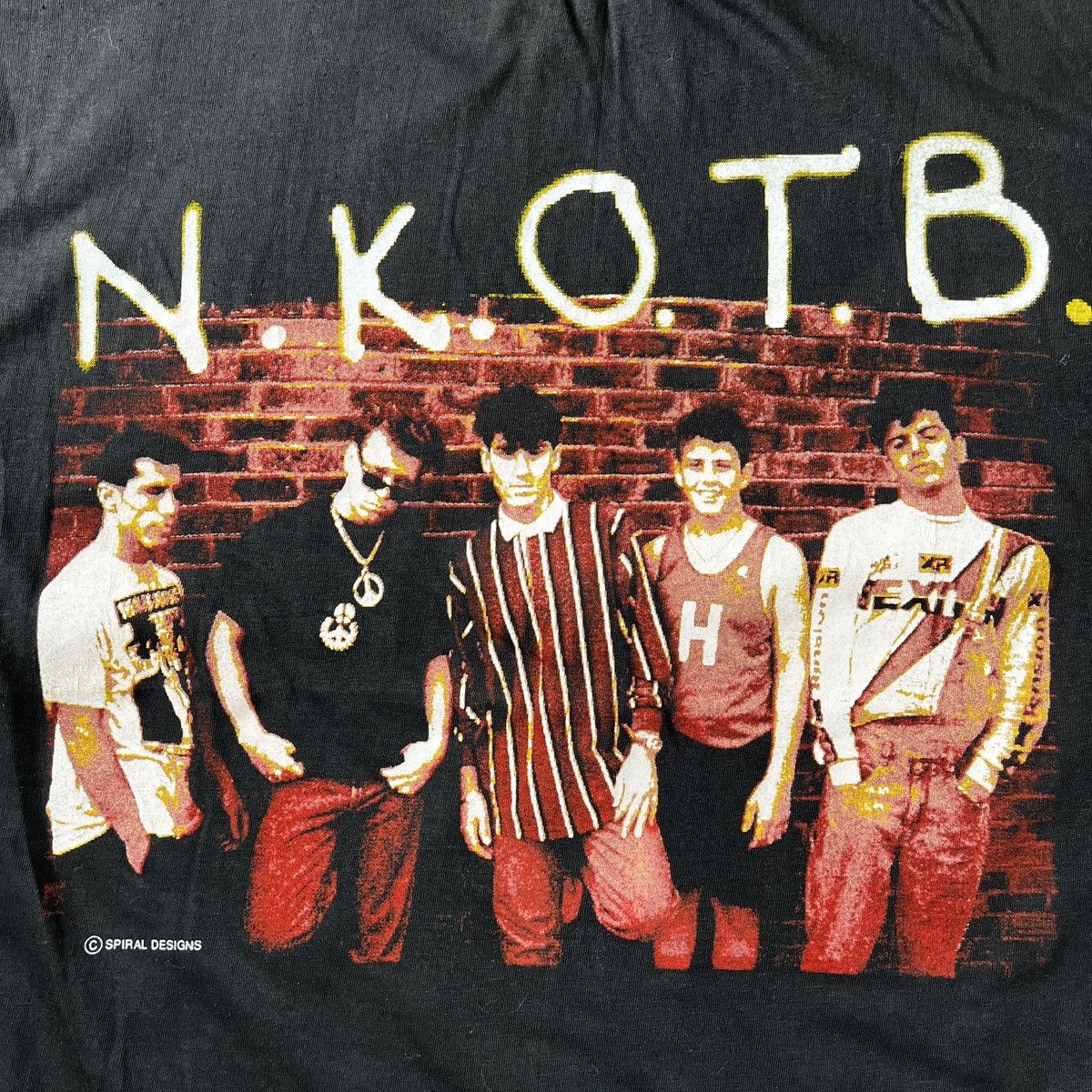 Band Tees × Vintage Vintage 1990s New Kids On The Block Single Stitch TShirt Size US M / EU 48-50 / 2 - 13 Thumbnail