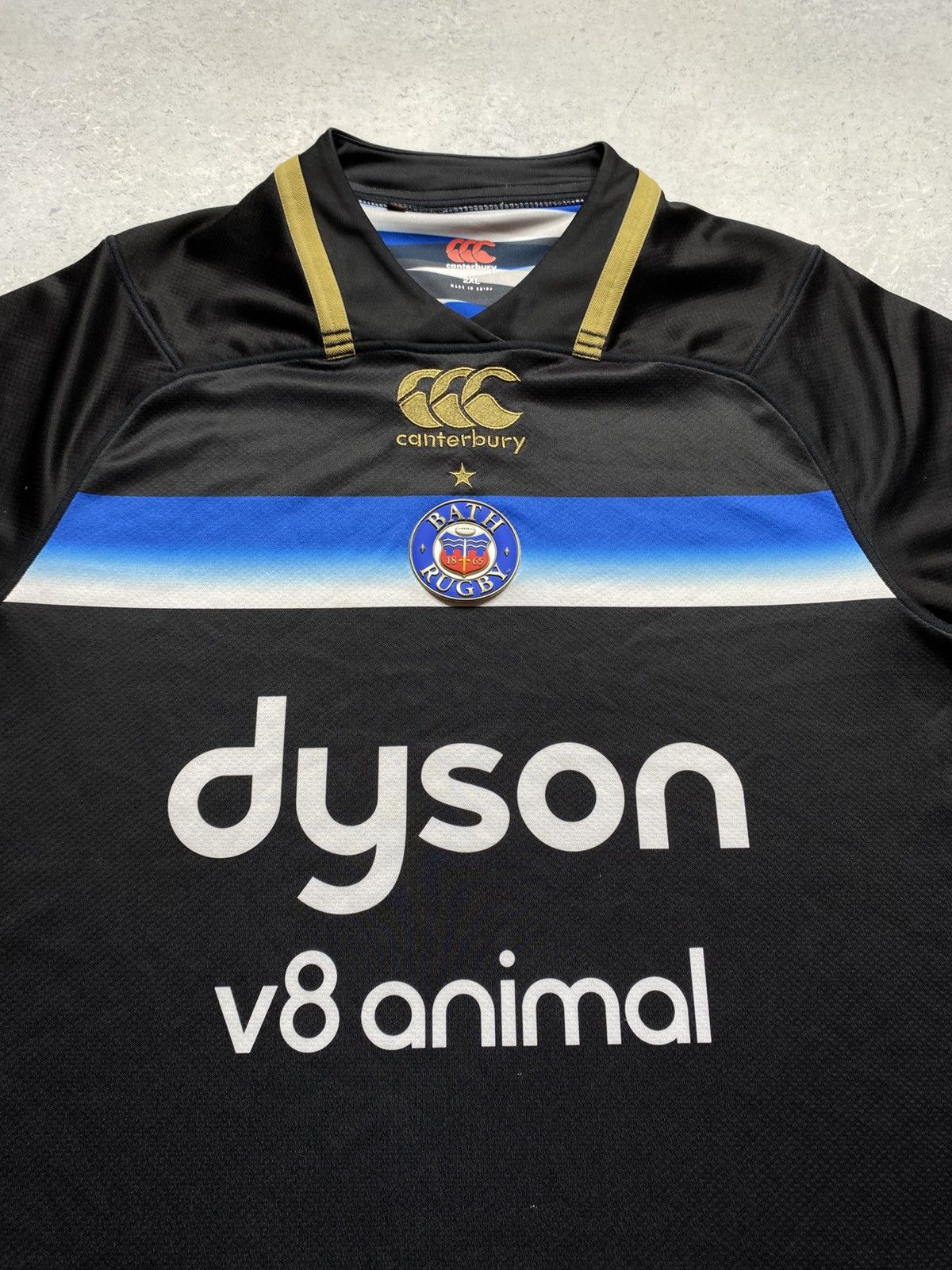 Other Canterbury Bath Rugby 2017/2018 Hamish Pro European Jersey Size US XXL / EU 58 / 5 - 3 Thumbnail