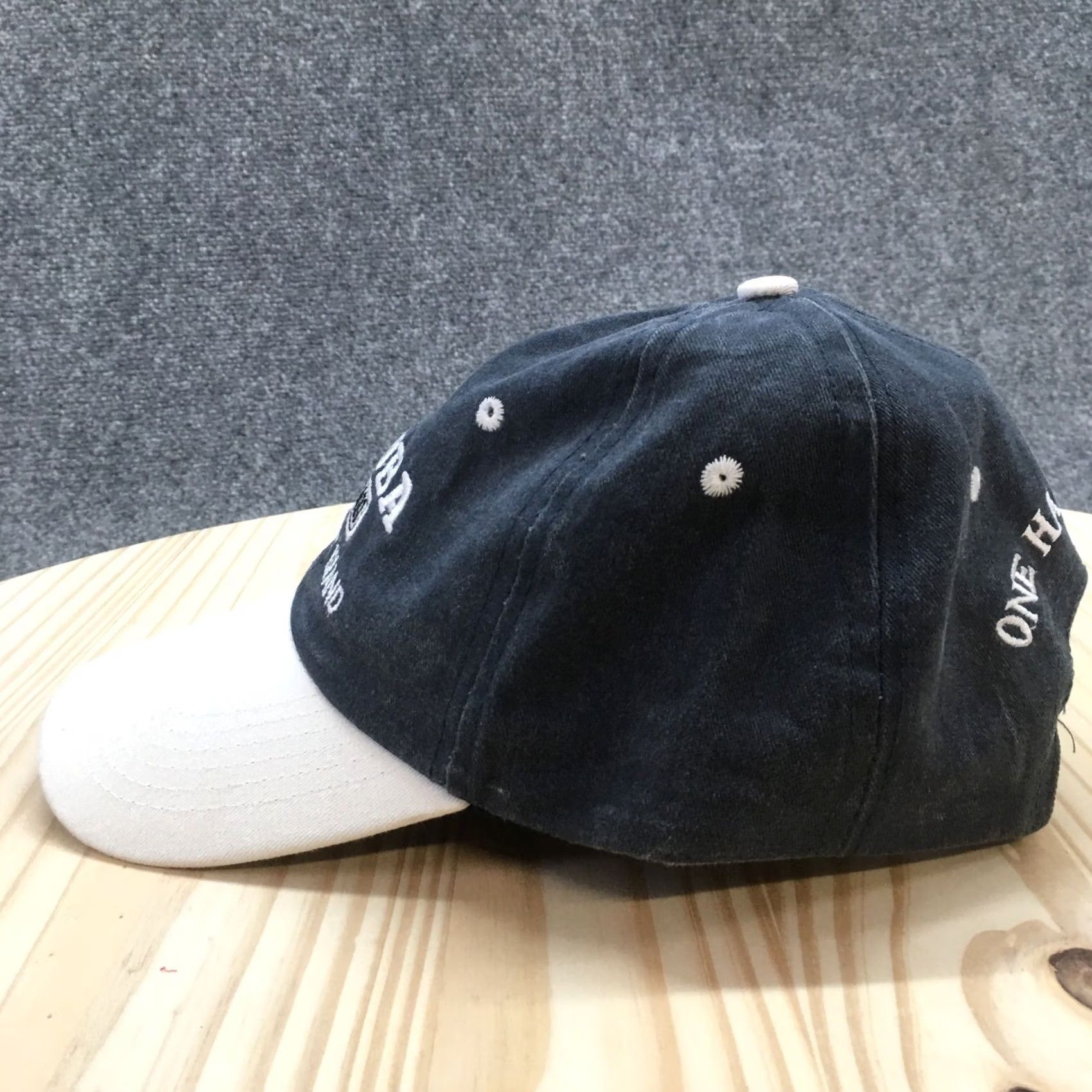 Logo 7 Aruba One Happy Island Baseball Cap Mens Blue OS Curved Brim Embroidered Logo Size ONE SIZE - 4 Thumbnail