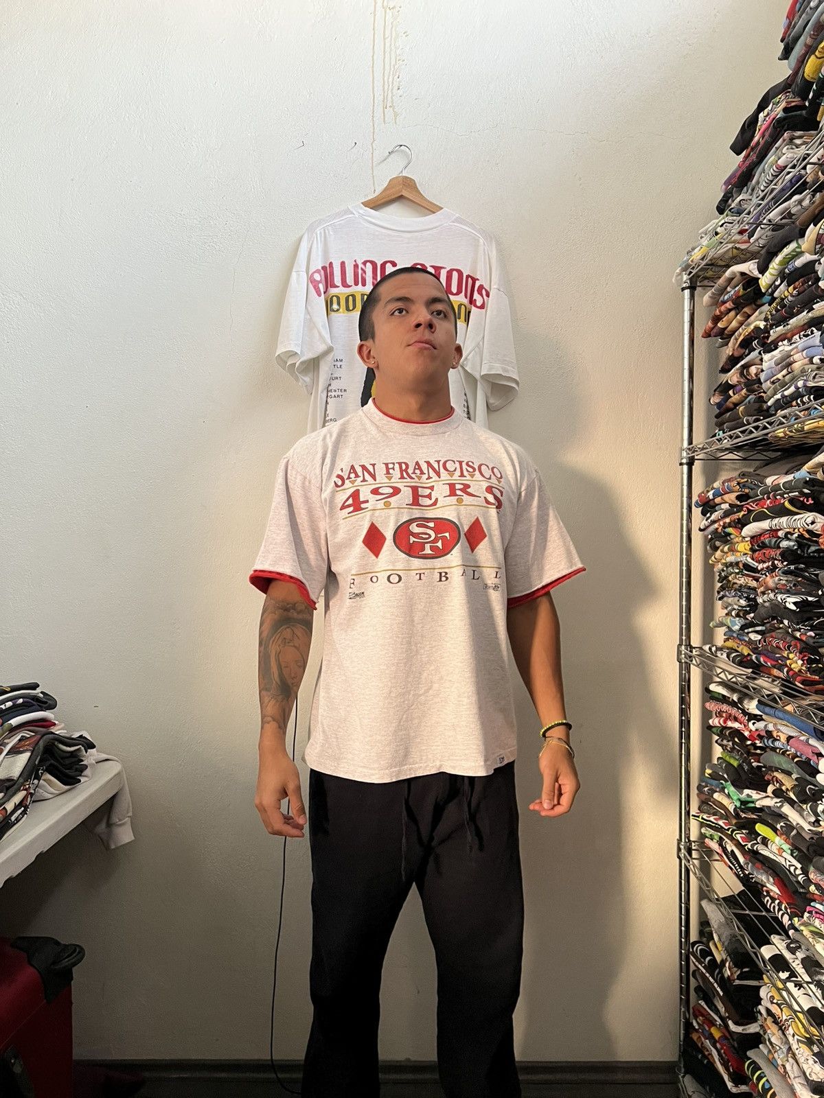 Salem Sportswear 1992 San Francisco 49ers Super Bowl Team Tee Size US XL / EU 56 / 4 - 2 Thumbnail