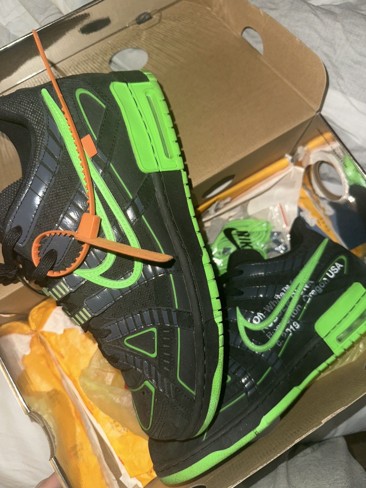 Nike × Off-White Nike Air Rubber Dunk / OW Size US 11.5 / EU 44-45 - 6 Thumbnail