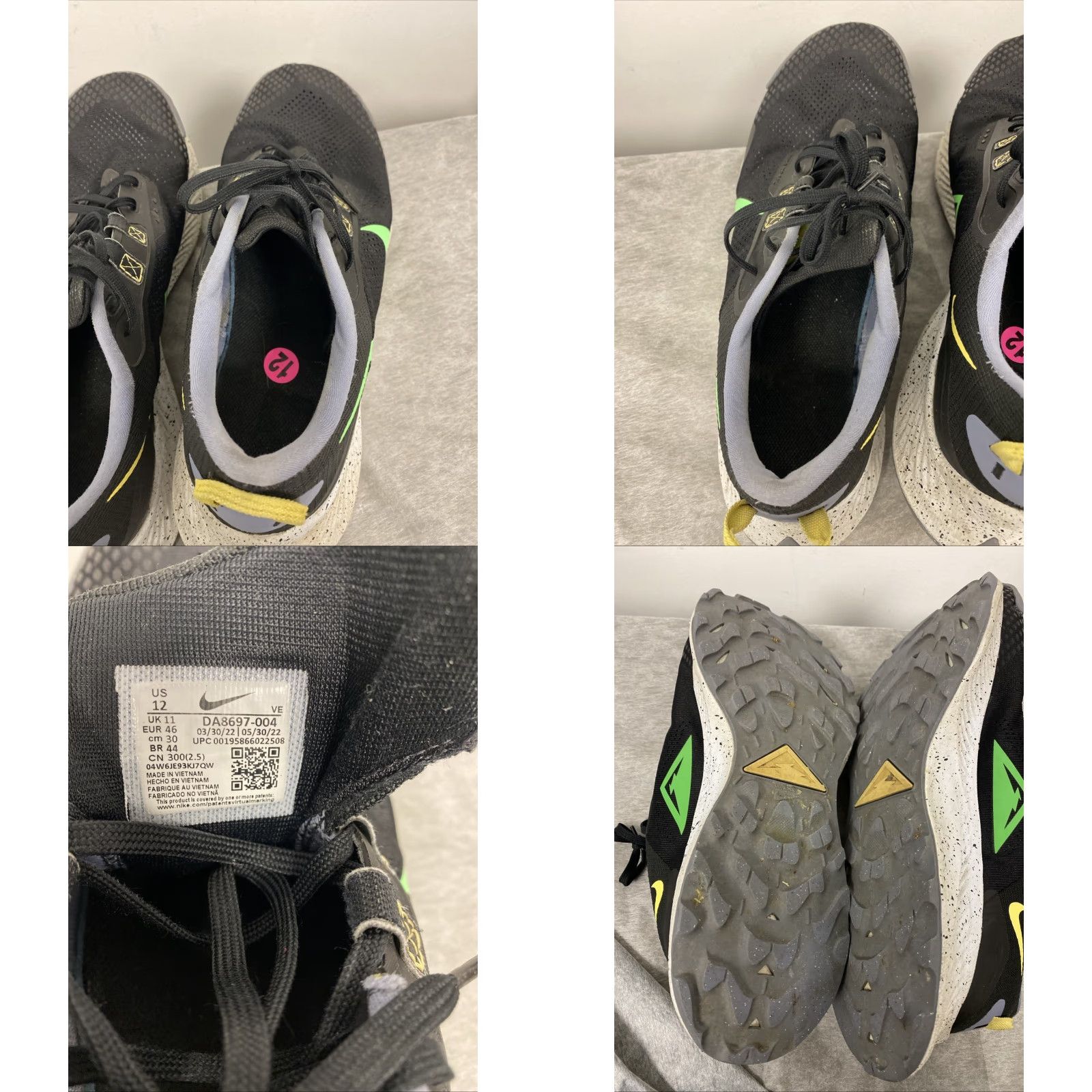 Nike MENS Nike Pegasus Trail Sneaker US 12 UK 11 EU 46 Black 2020 Mens Shoes Nike Air Size US 11 / EU 44 - 9 Thumbnail