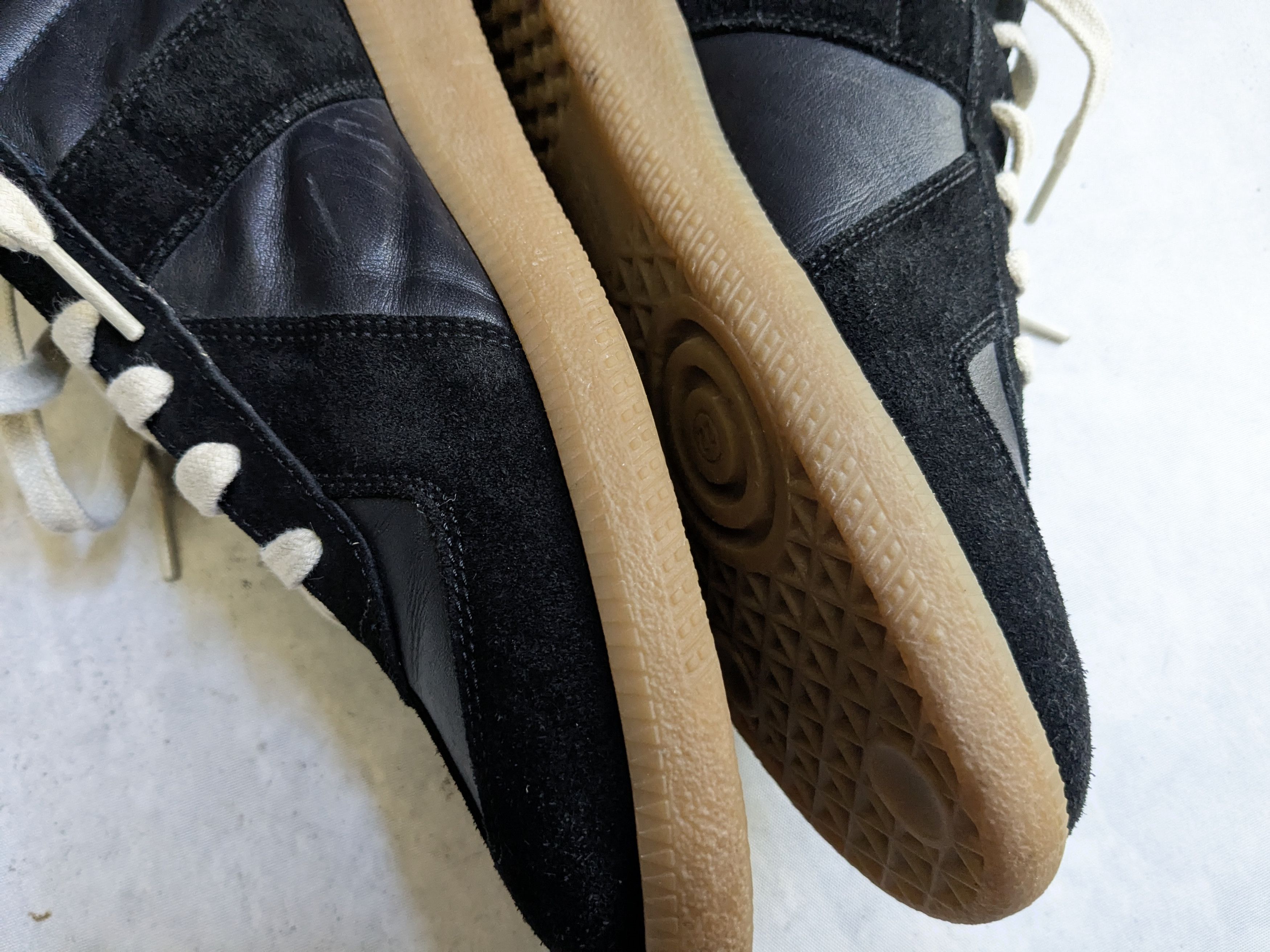 Maison Margiela Maison Margiela Replica GAT Black Navy Blue 11 44 Gum Size US 11 / EU 44 - 13 Thumbnail